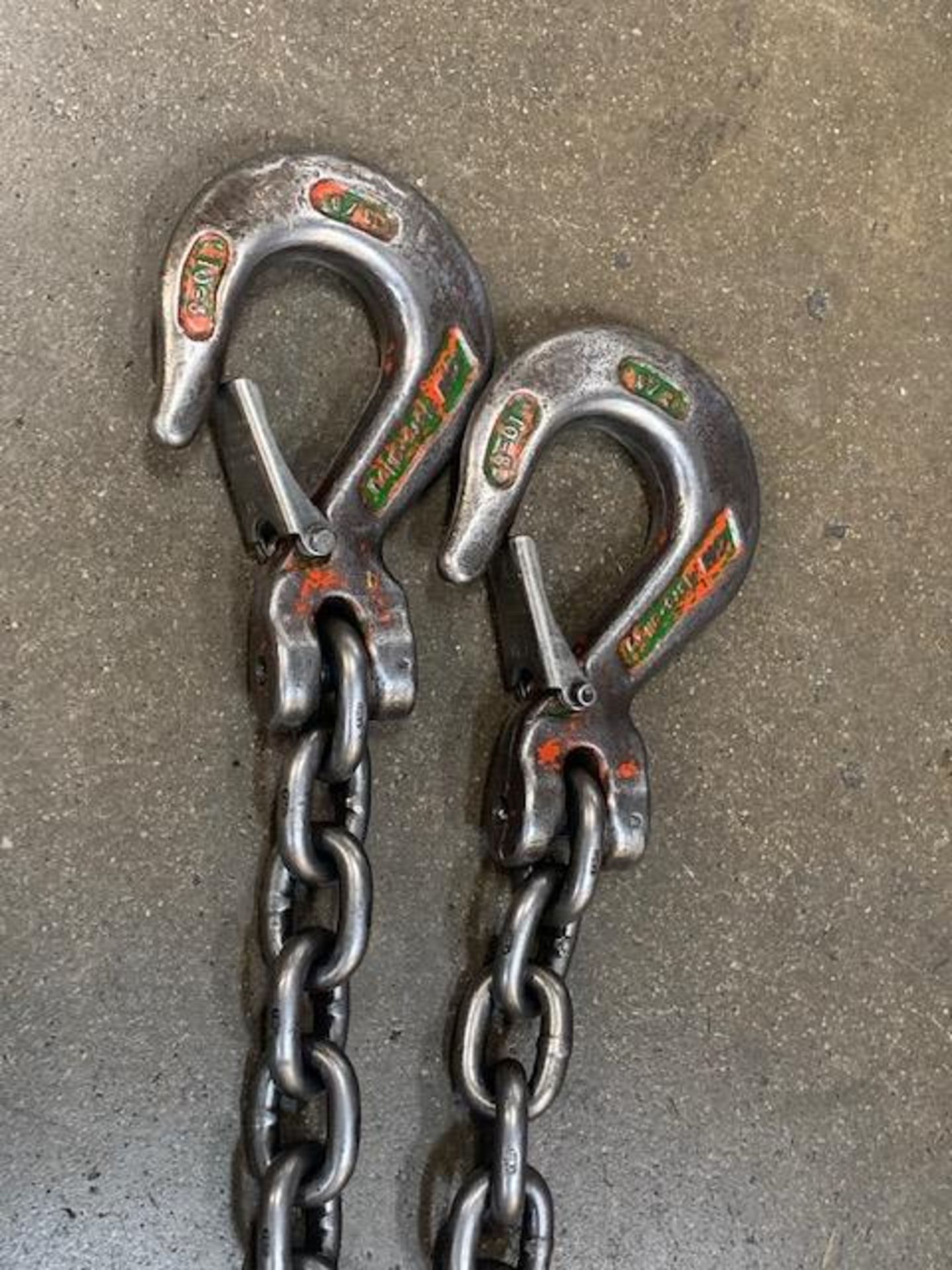 (2) 12,300lb D-Ring Lifting Chains - Image 3 of 5