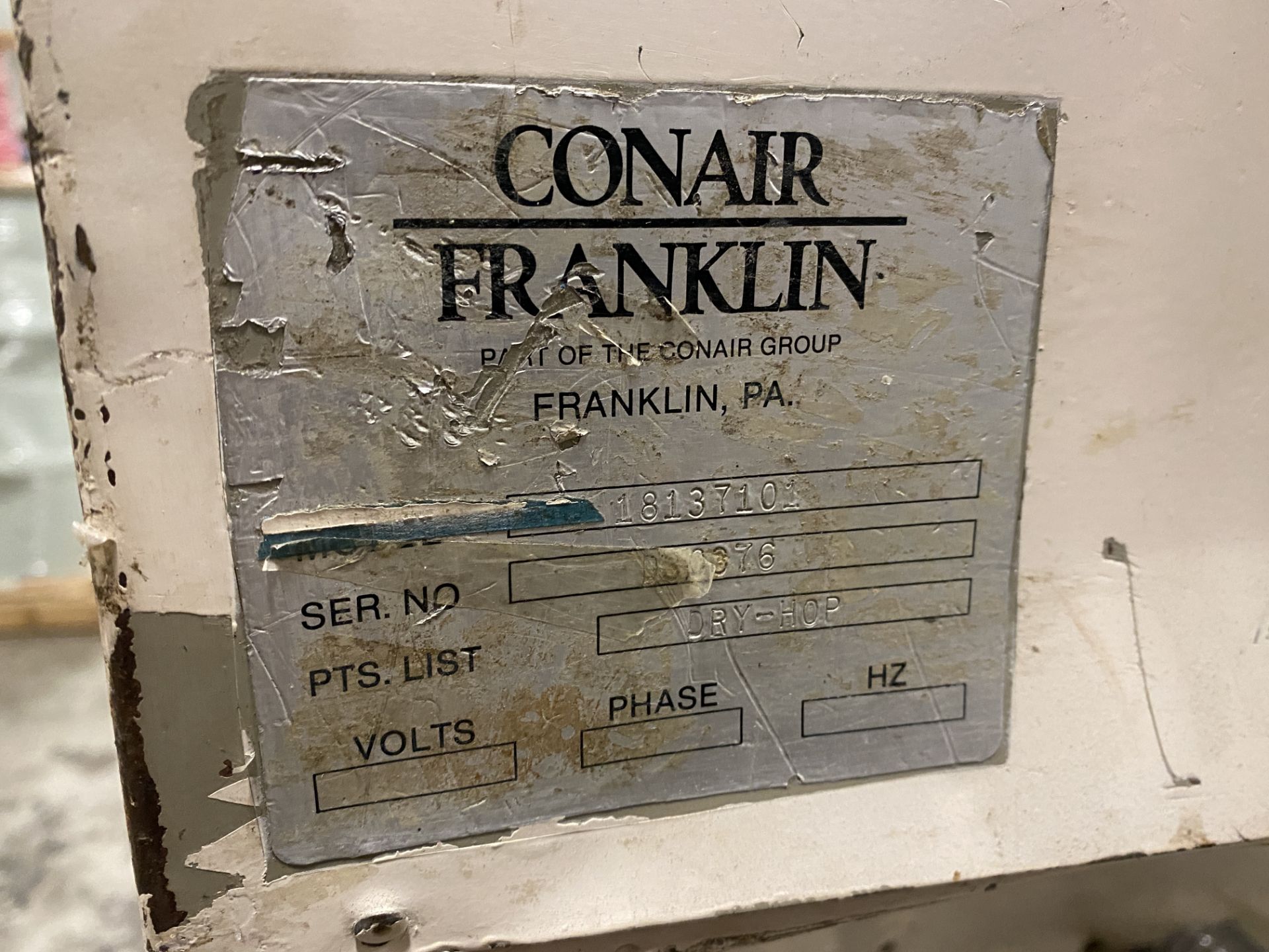 Conair Franklin DHB3A4S030050 Machine Mount Dryer - Image 8 of 8