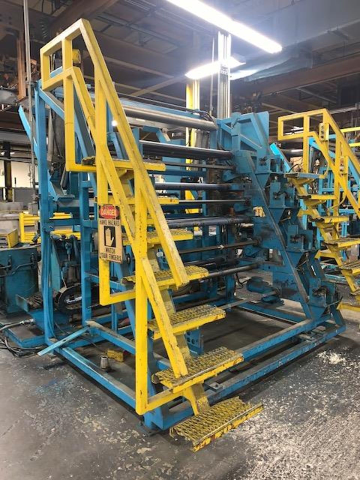 Builder Complete #53, W/ 64" Wide Rollers, Controls and Spinner Machine - Image 4 of 11