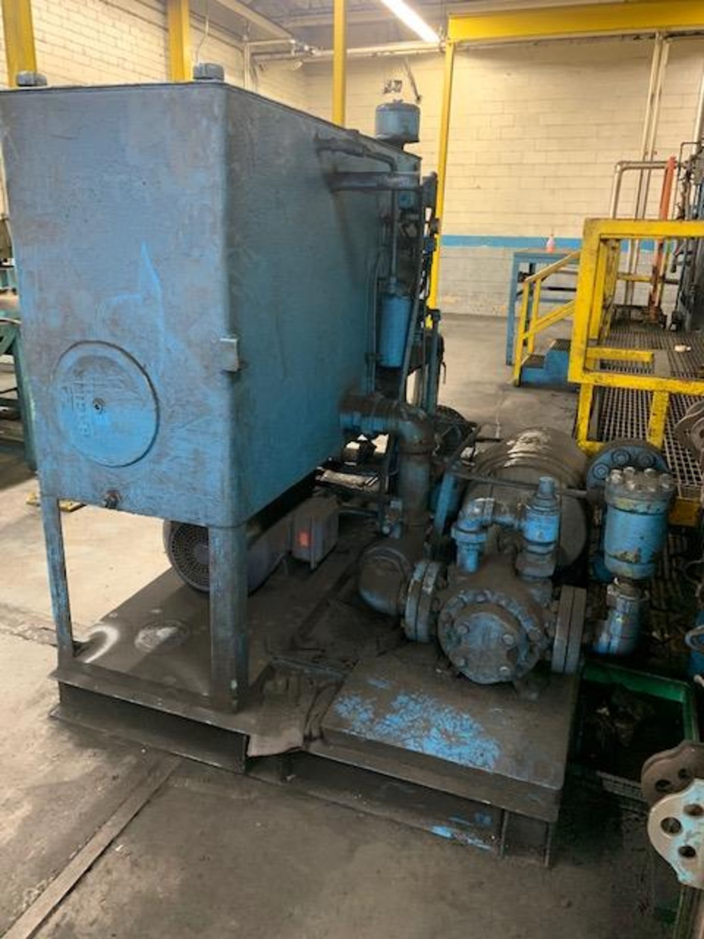 Rubber Cog Press Machine, Heavy Cast Iron Constr., w/ Hyd Unit and Controls - Image 4 of 12