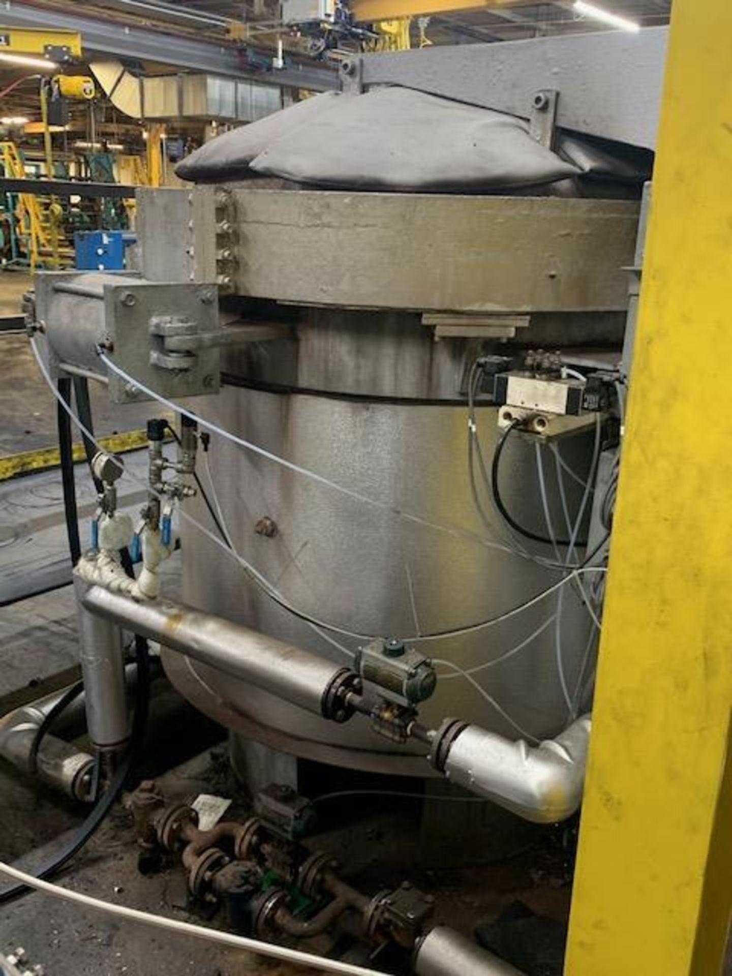 52" Dia. Springfield Tool & Die Autoclave / Vulcanizer w/ Updated A/B Controls in 9/2017 - Image 10 of 12