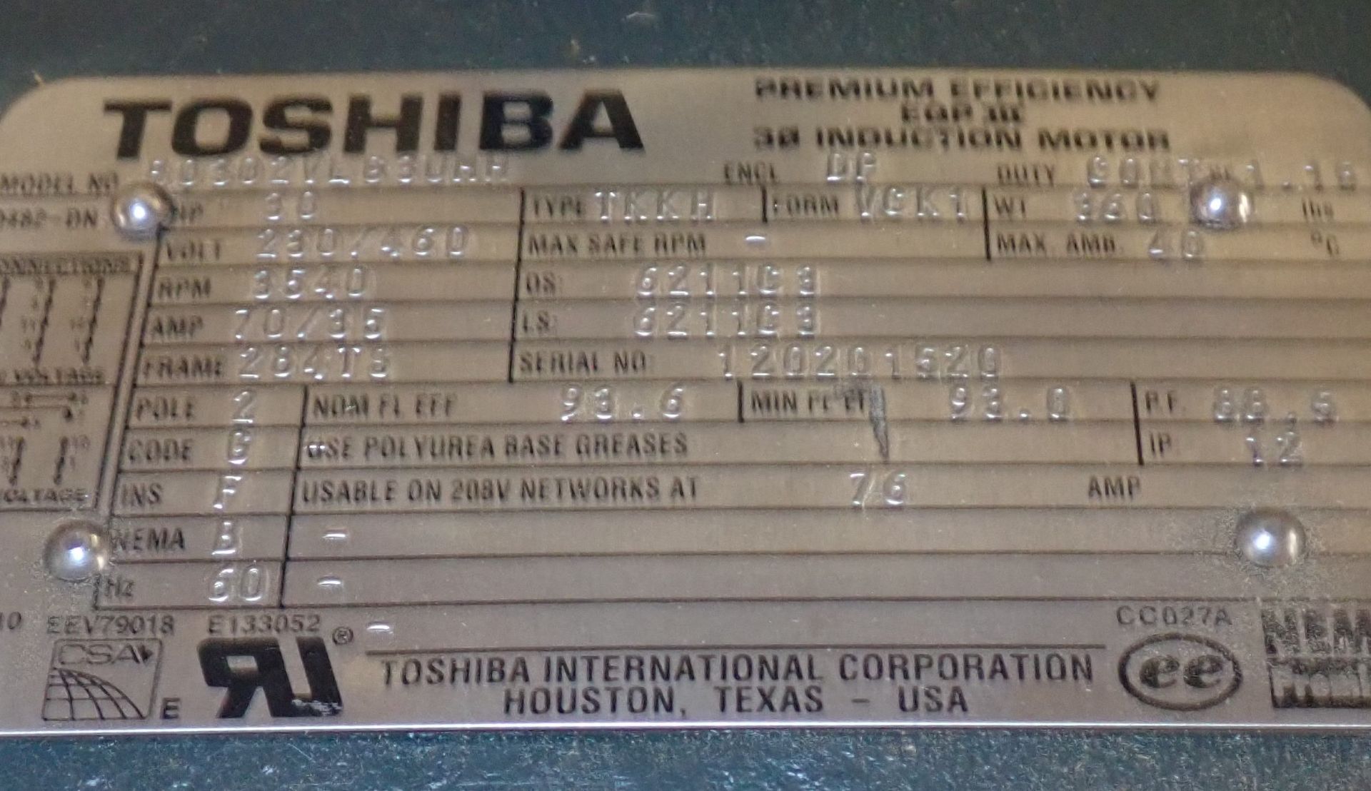 Toshiba Motor - Image 4 of 4