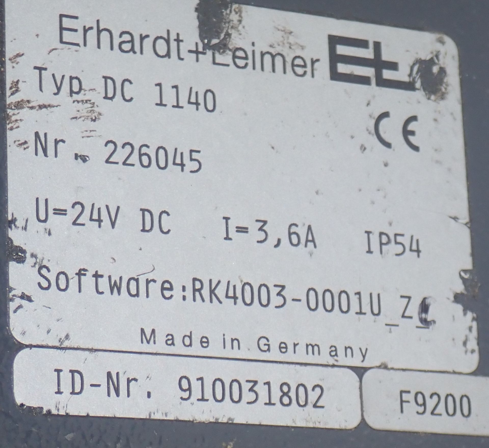 Erhardt & Leimer EL DC 1140 ++++ - Image 3 of 5