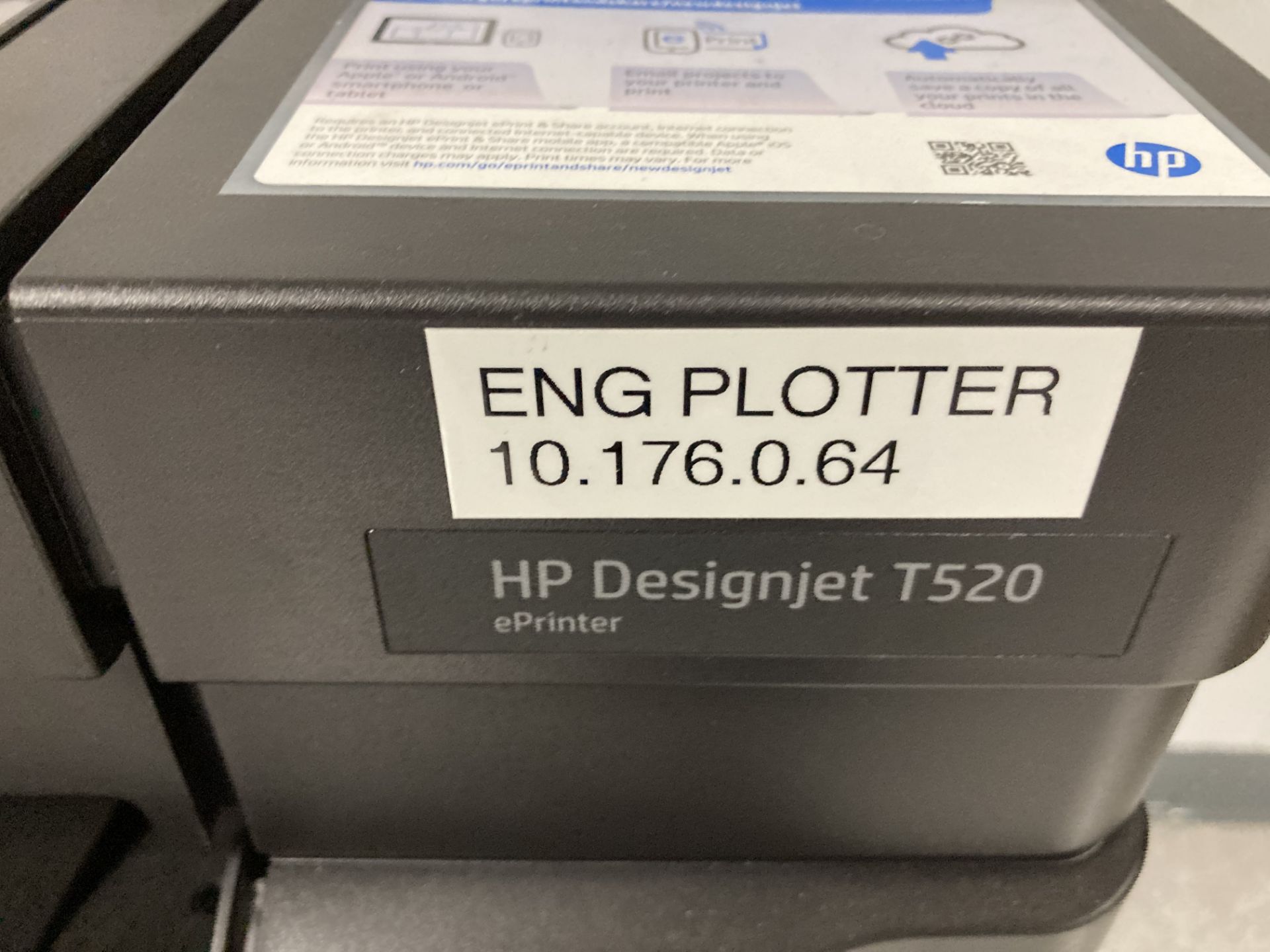 HP Designjet T520 Printer - Image 4 of 6