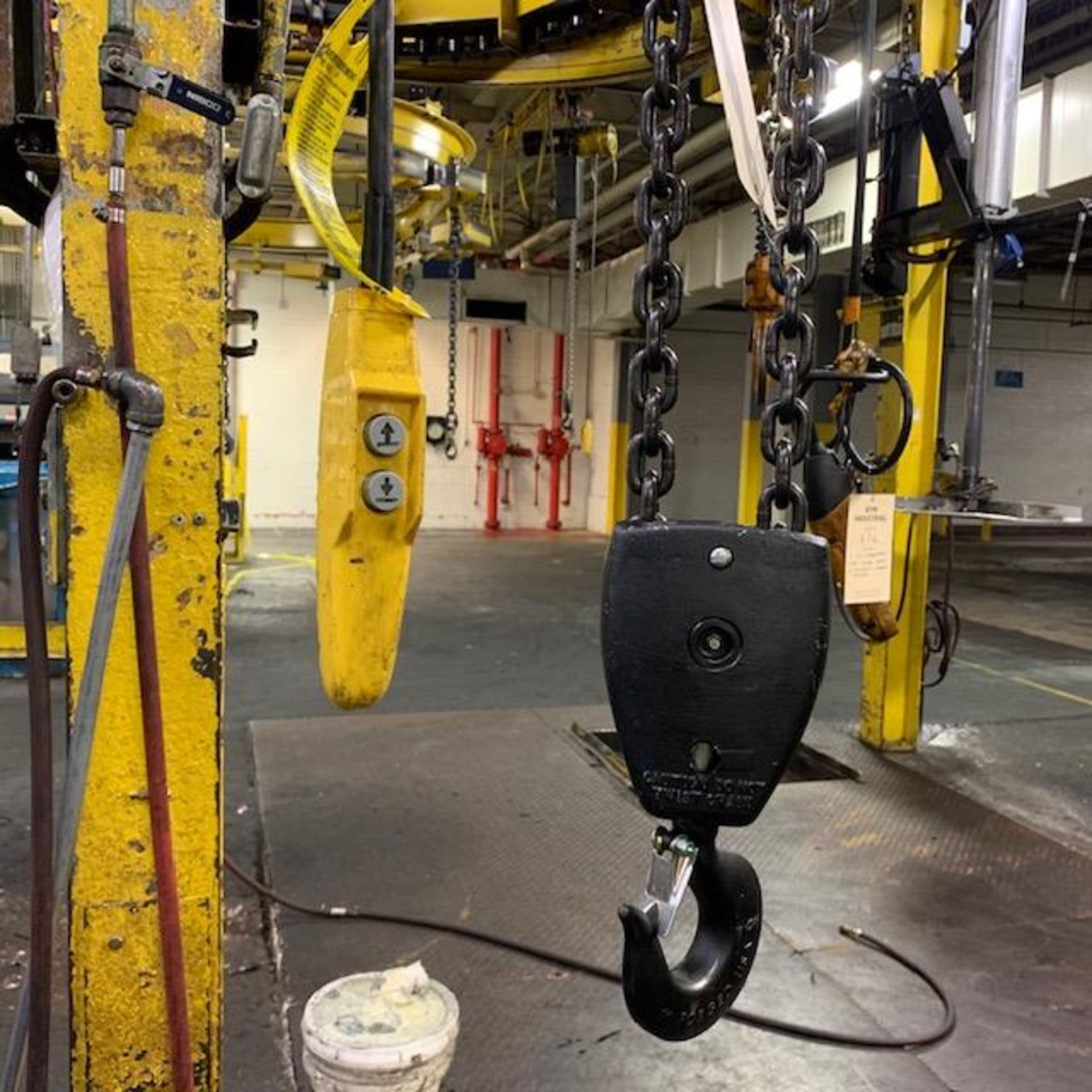 2 Ton Budgit Electric Chain Hoist, 16 FPM, Manual Trolley, Mfg'd: 2020 - Image 3 of 6