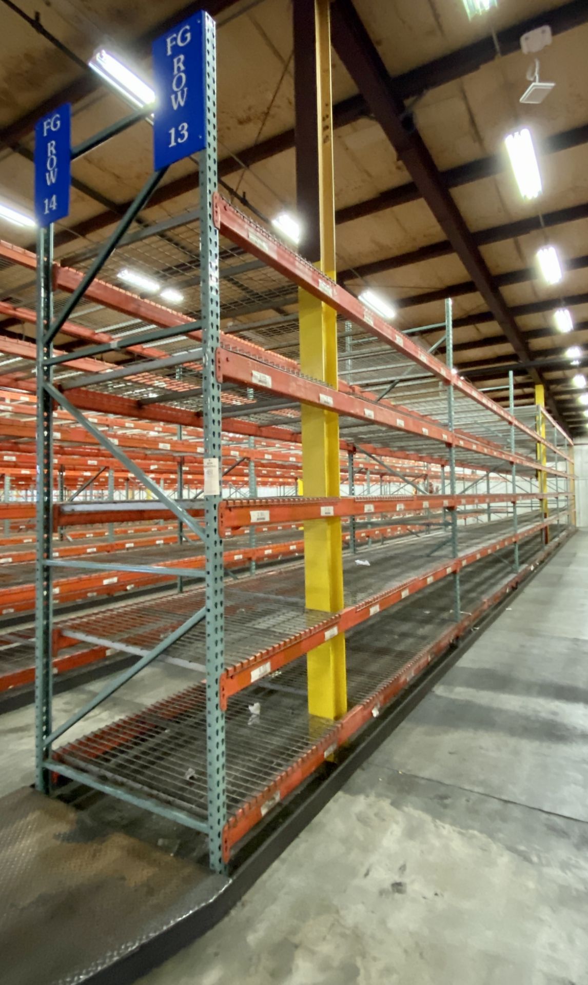 Lot of (2) Line of Pallet Racking - Image 2 of 3