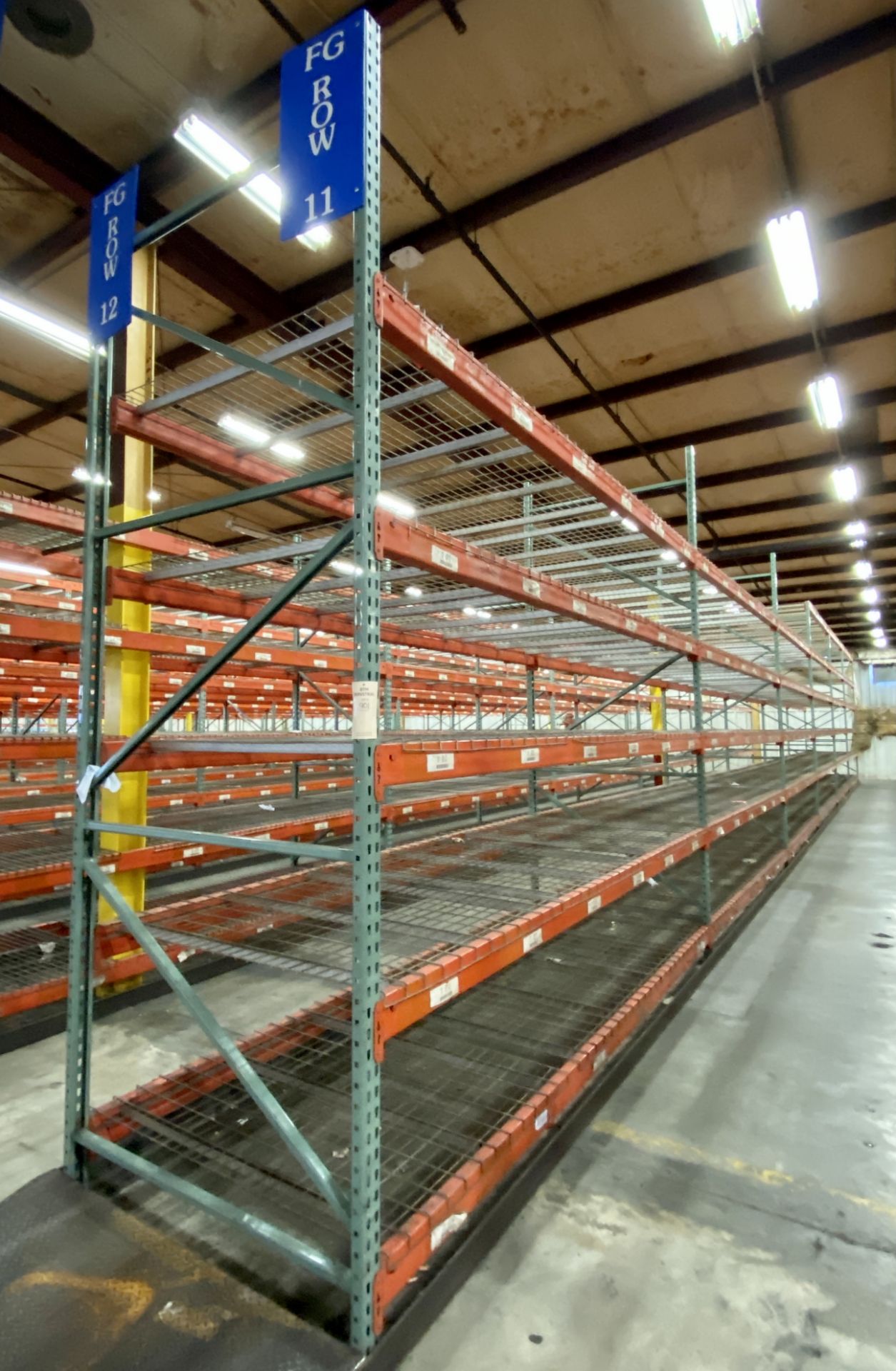 Lot of (2) Line of Pallet Racking - Image 3 of 3