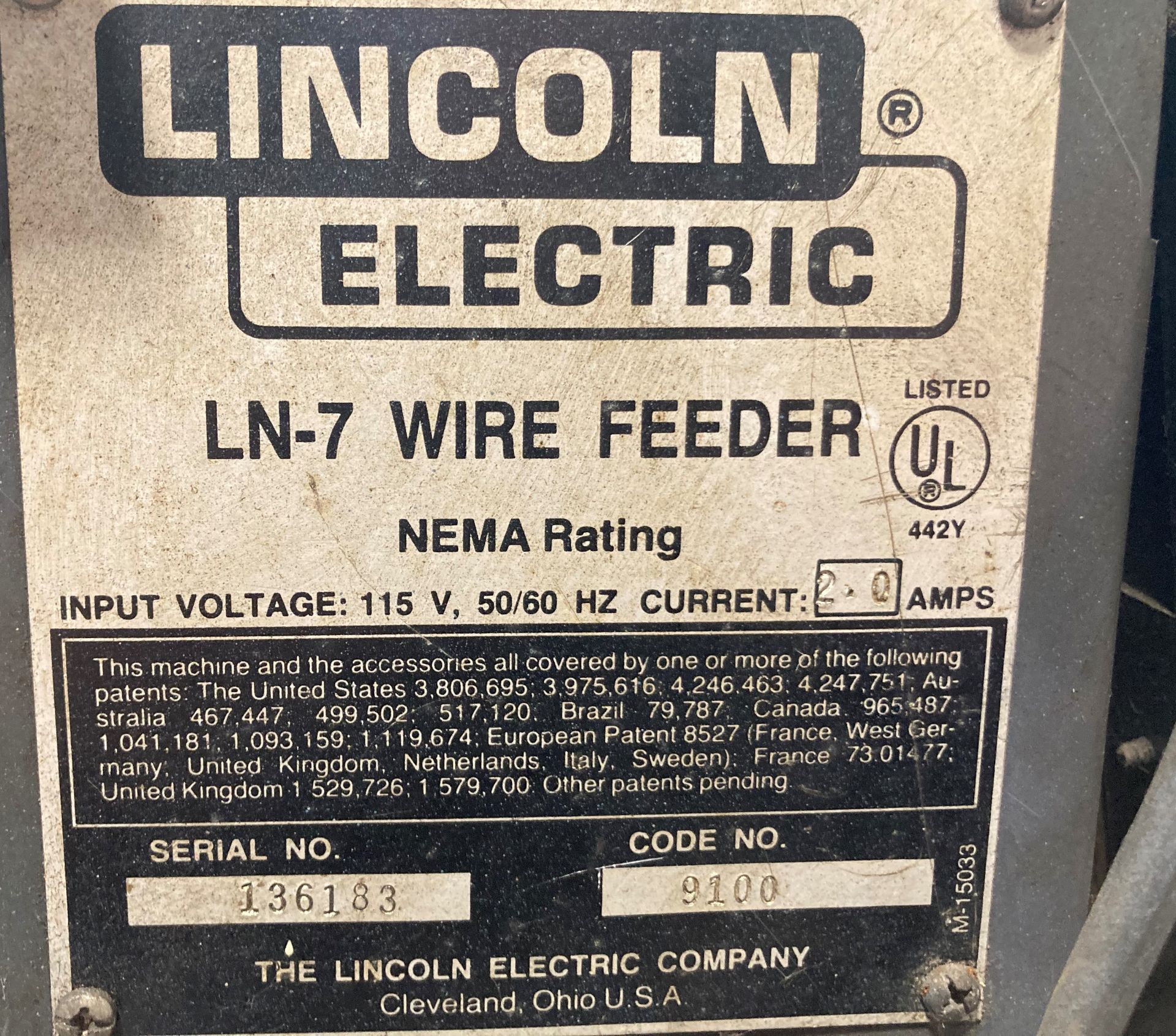 Lincoln Idealarc Arc Welder - Image 12 of 12