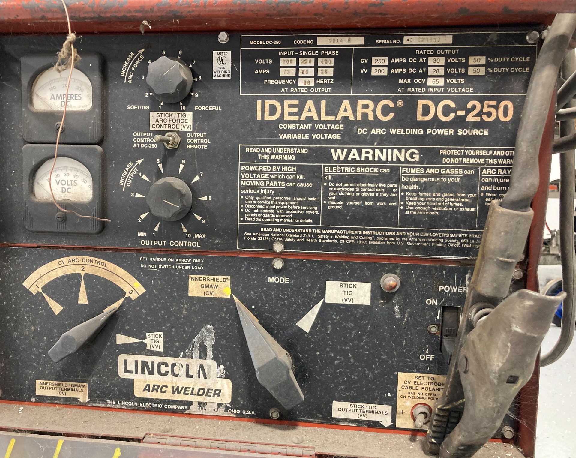 Lincoln Idealarc Arc Welder - Image 5 of 12