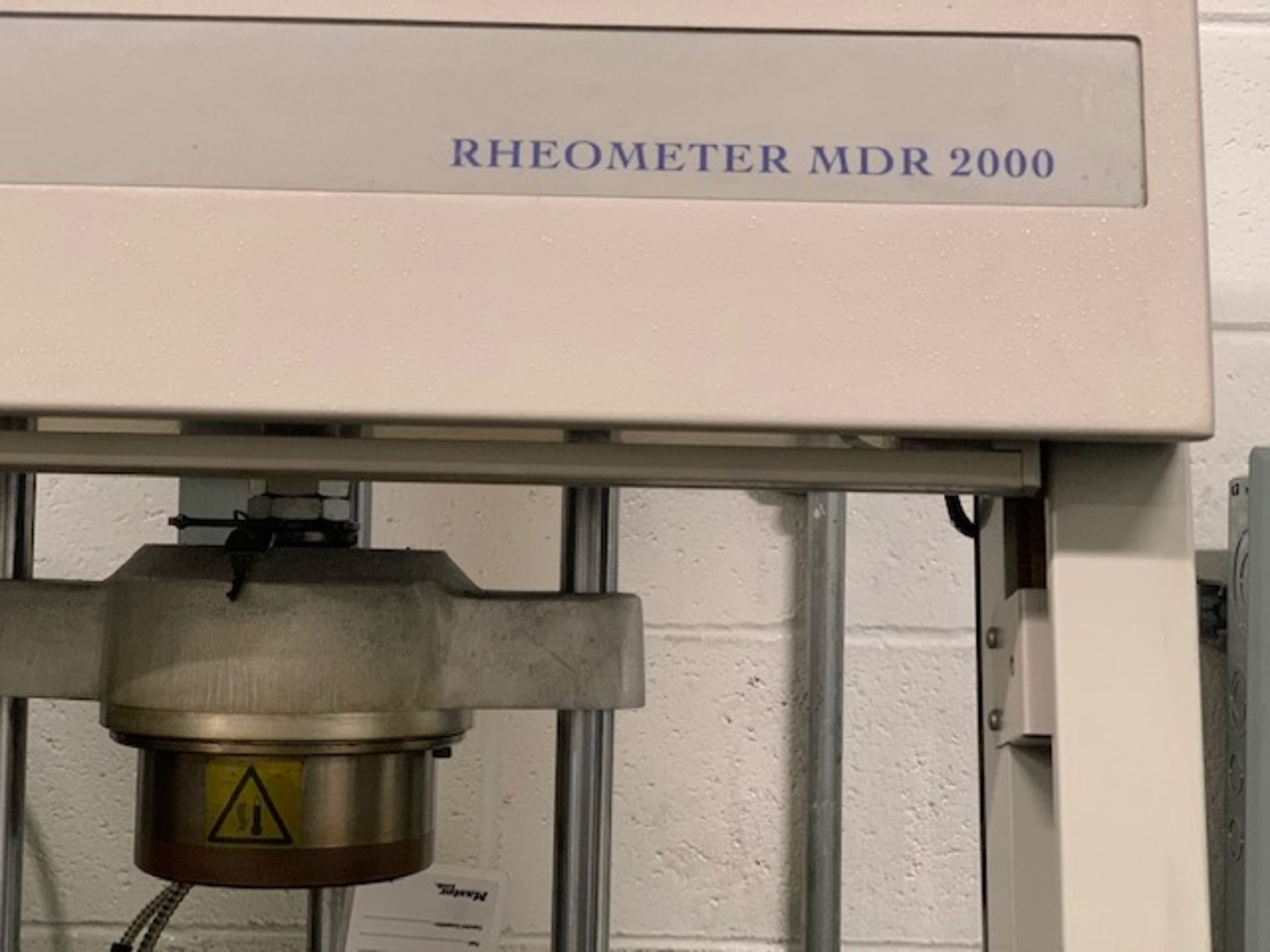 Alpha Moving Die Rheometer, MDR 2000, Mfg'd 1999, Ser# 37AII3344 - Image 2 of 11