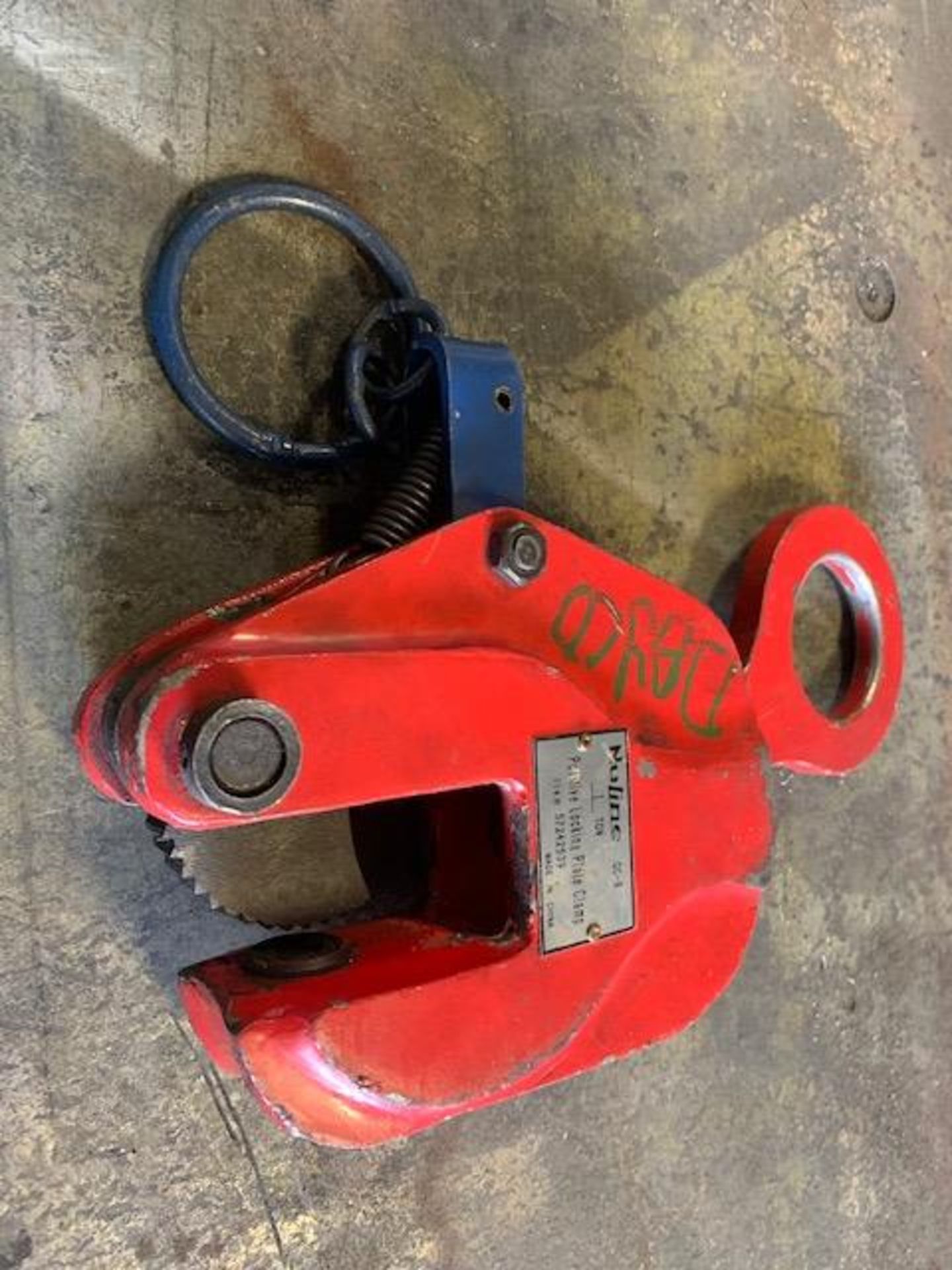 Nuline 1 Ton Positive Locking Plate Clamp, Mod# QC-B