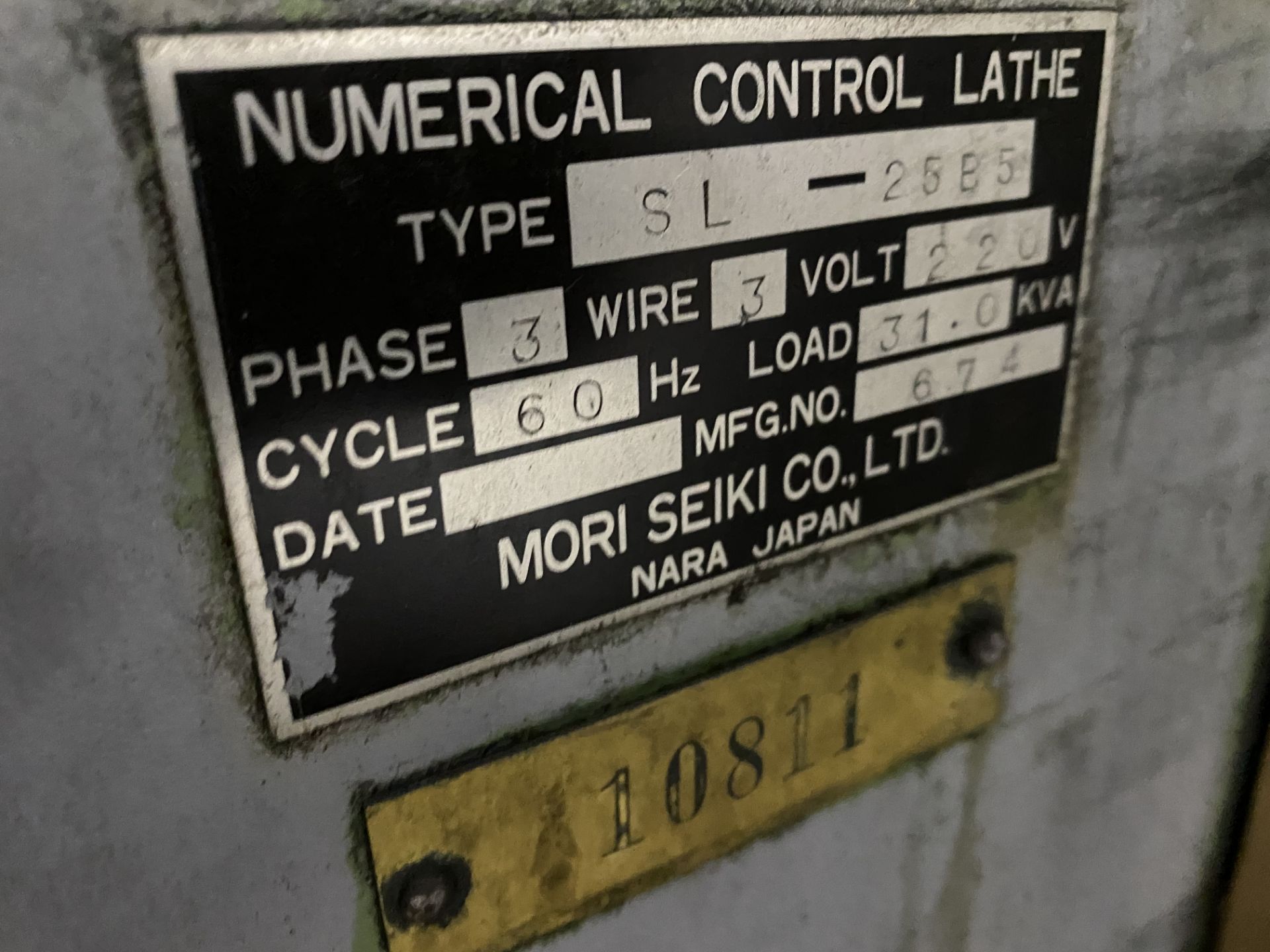 Mori Seiki SL-25B5 CNC Lathe - Image 8 of 8