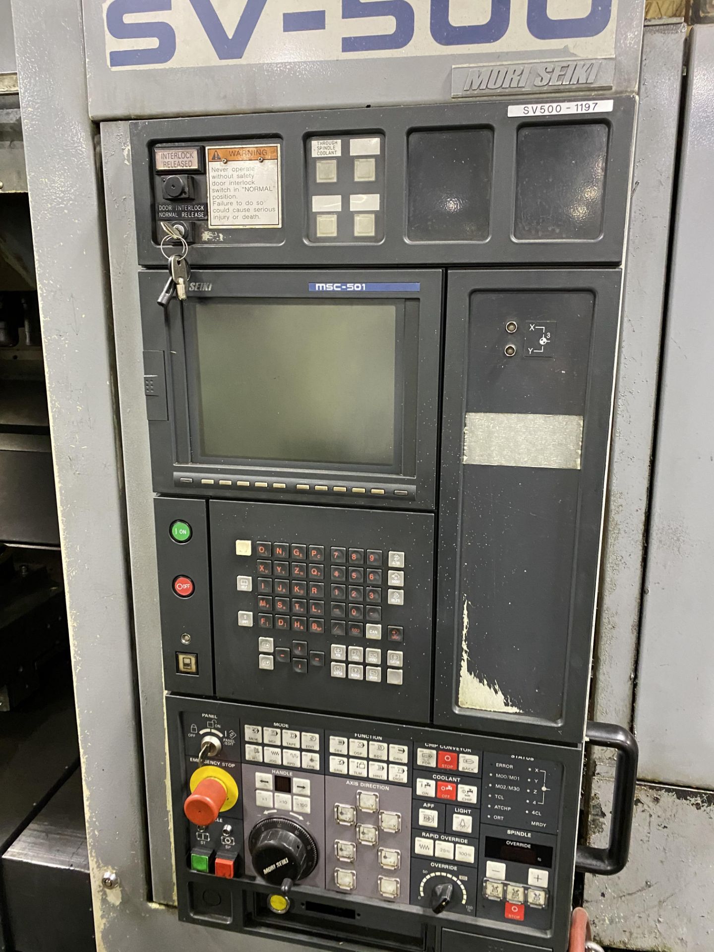 Mori Seiki SV-500 Vertical Machining Center w/Pallet Changer - Image 2 of 10