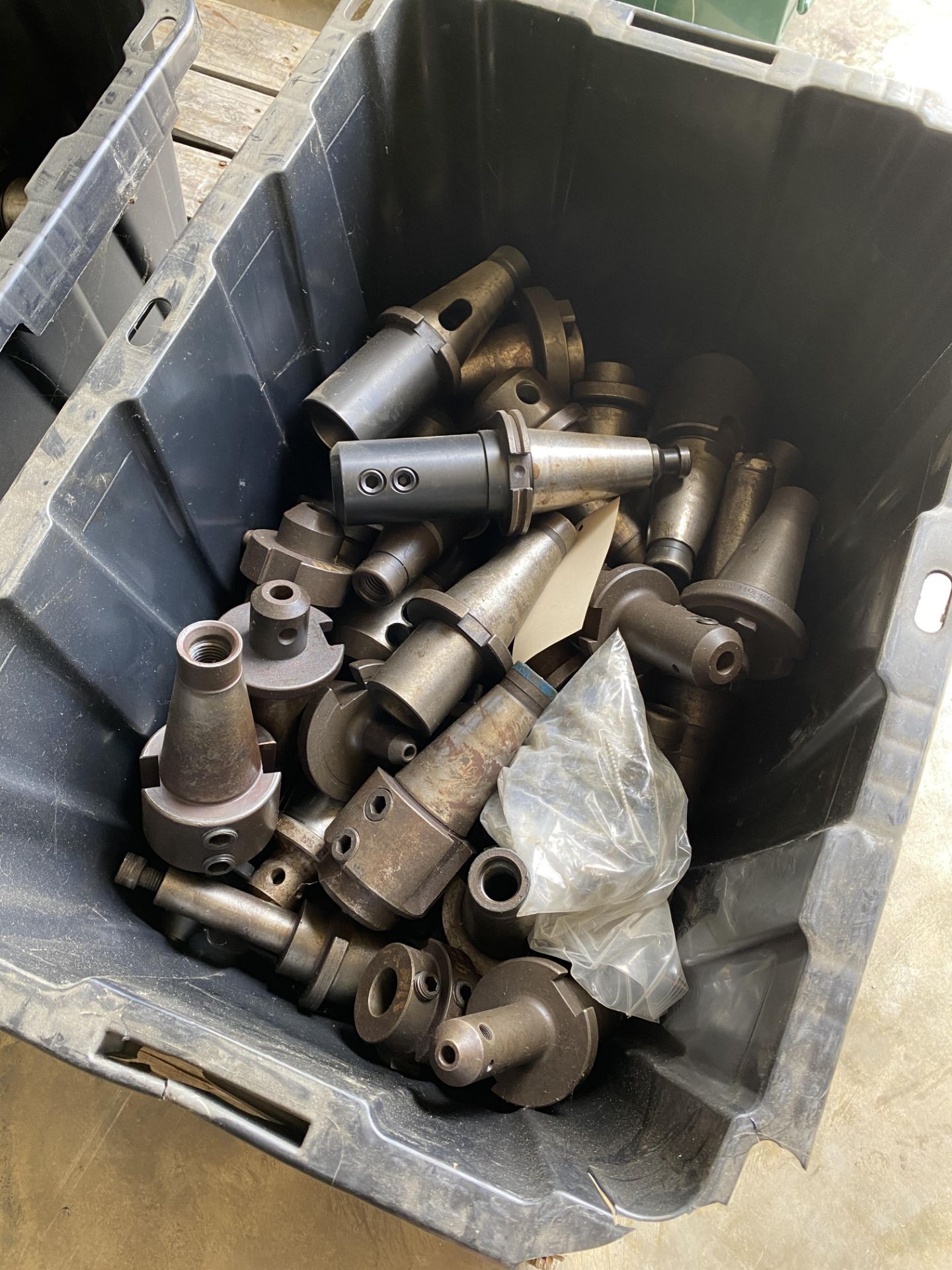 Bin of 50 Taper Tool Holders