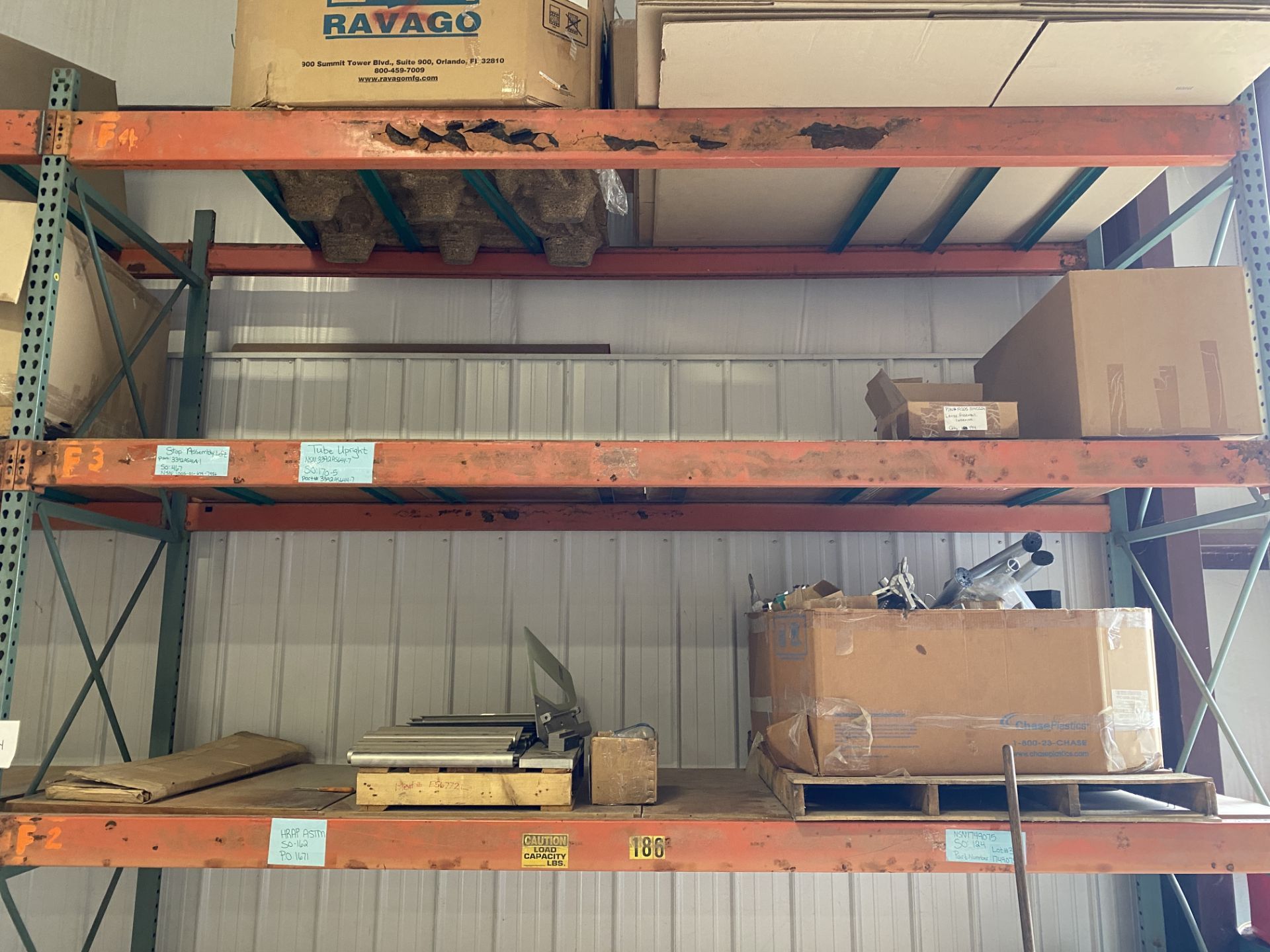 (2) Sections of Pallet Racking 12.5' x 3'6" x 12' - Image 9 of 10