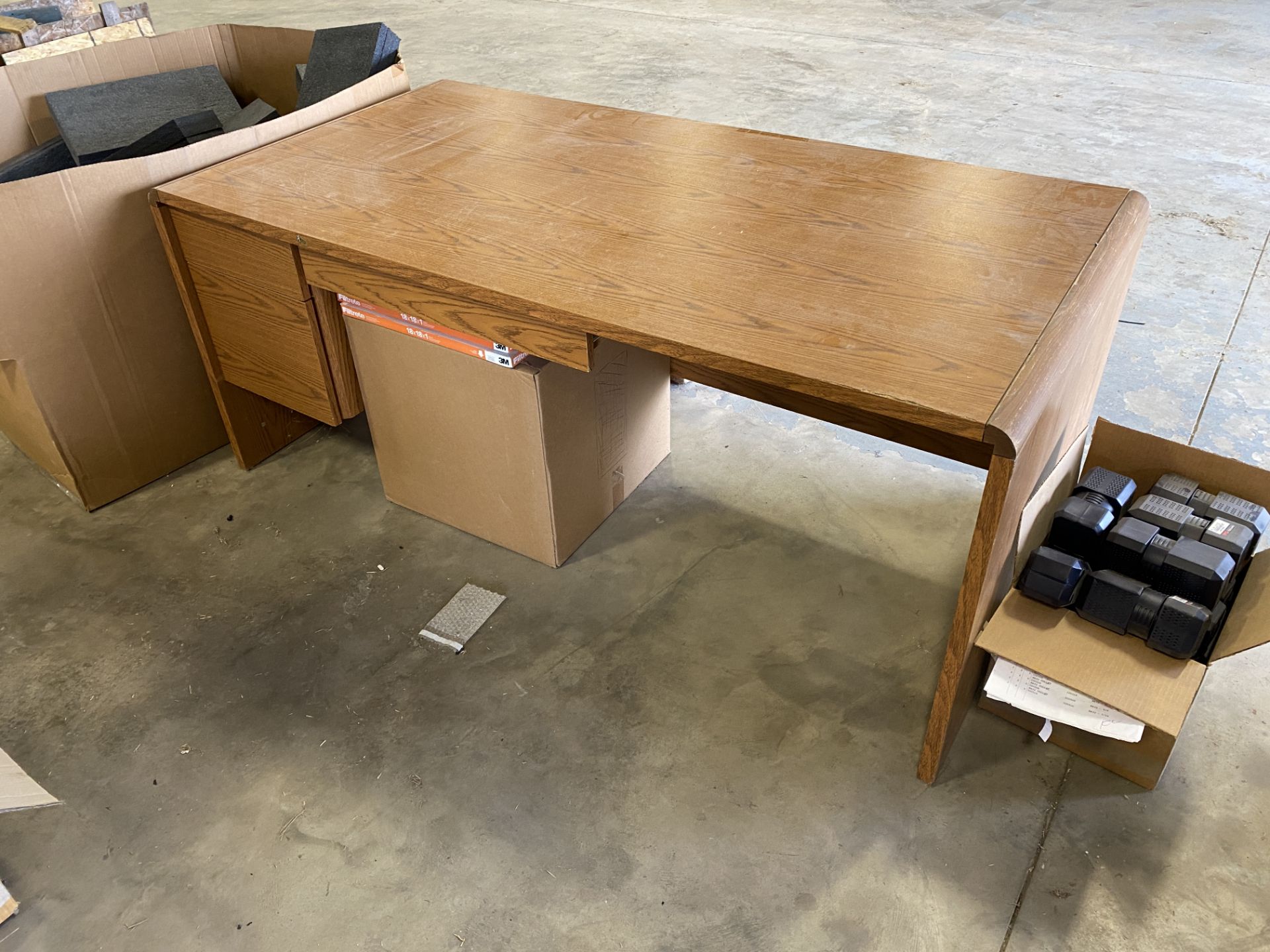Wooden Desk 36" x 71" - Image 2 of 3