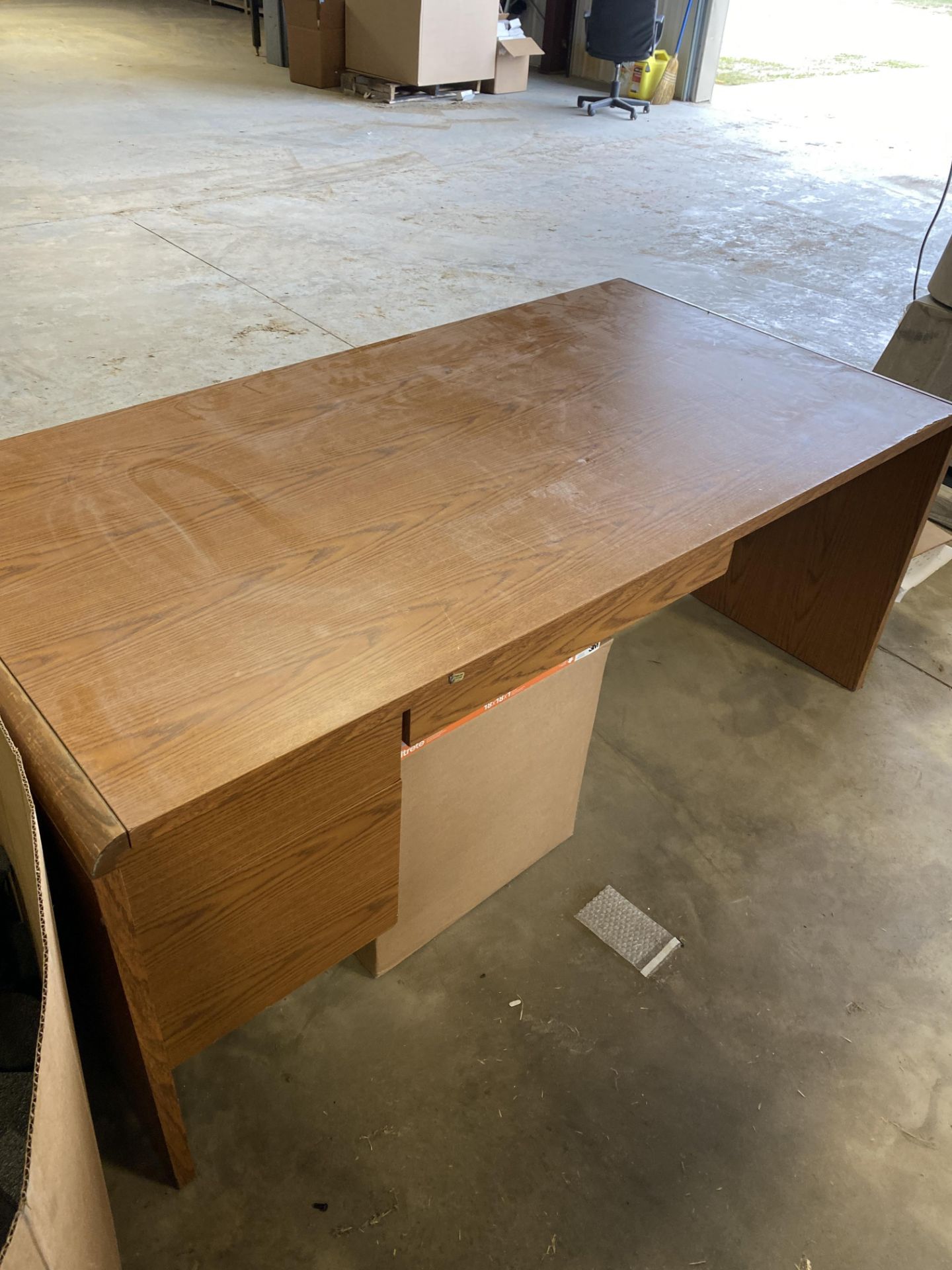 Wooden Desk 36" x 71" - Image 3 of 3