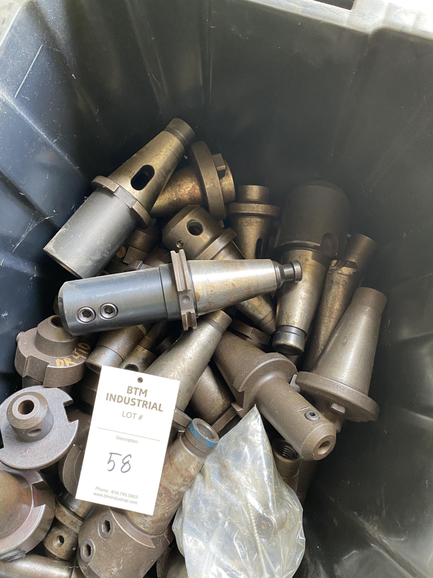 Bin of 50 Taper Tool Holders - Image 2 of 3