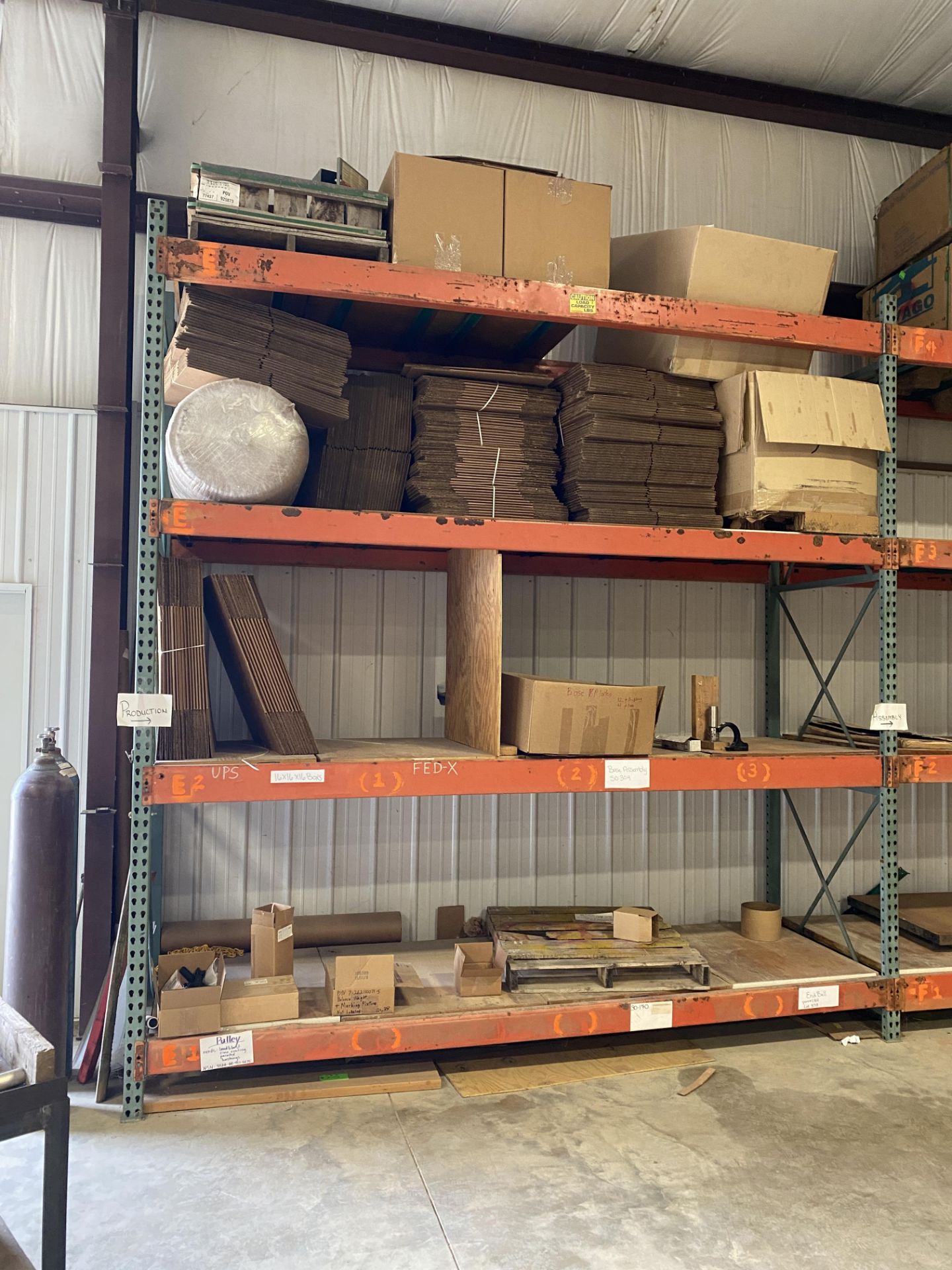 (2) Sections of Pallet Racking 12.5' x 3'6" x 12' - Image 4 of 10