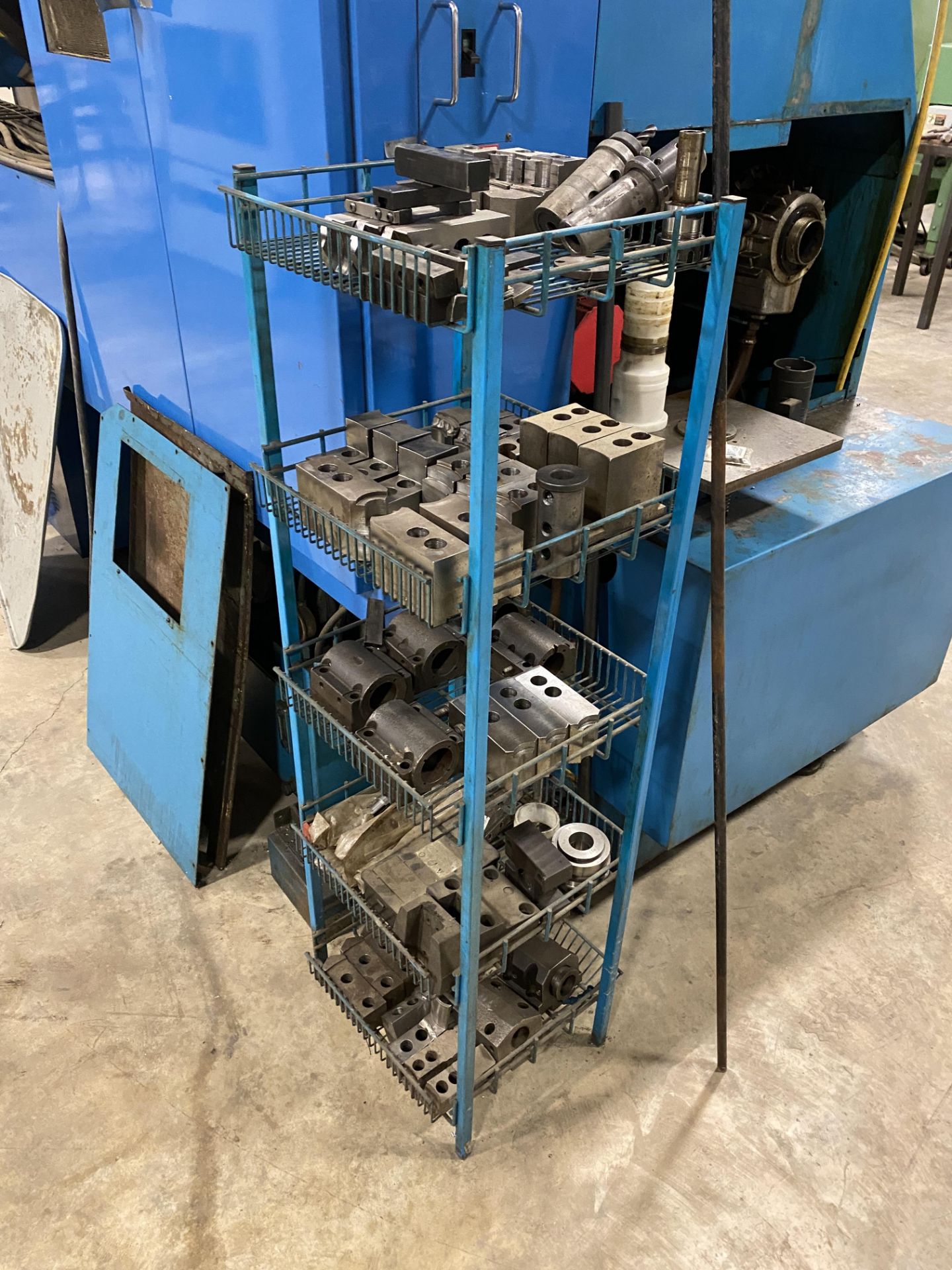 Tooling Storage Rack with Contents