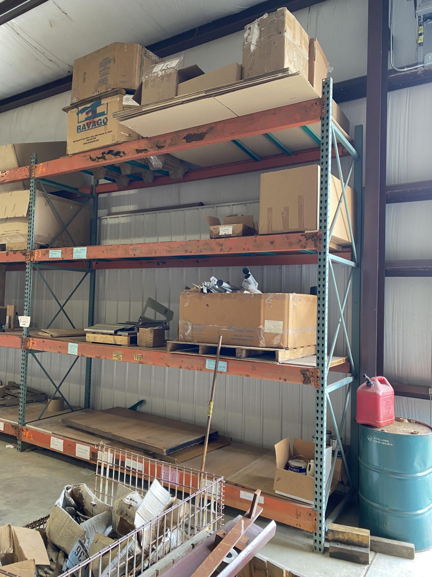 (2) Sections of Pallet Racking 12.5' x 3'6" x 12' - Image 3 of 10