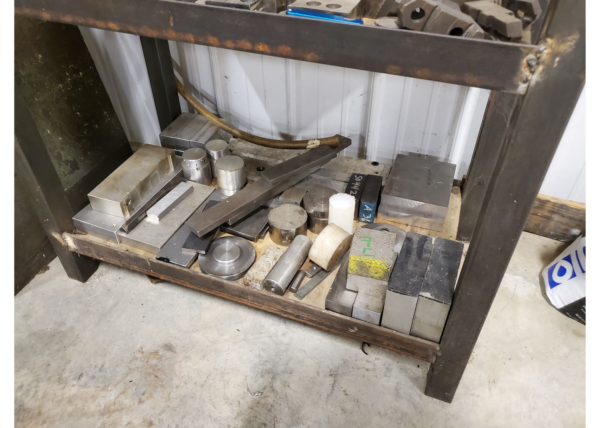 Metal Storage Bin with Shelf - Image 6 of 7