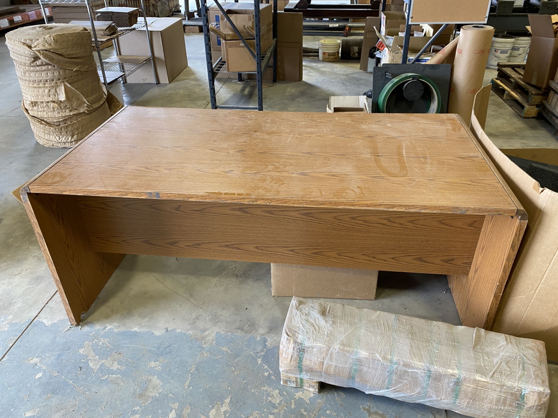 Wooden Desk 36" x 71"