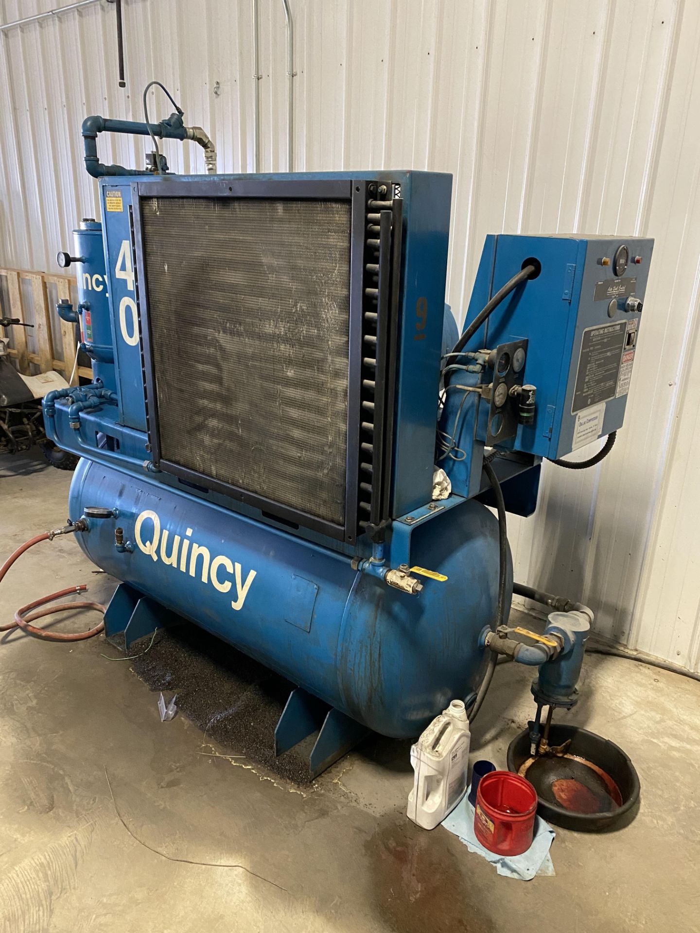 Quincy 40 Horsepower Air Compressor - Image 2 of 8