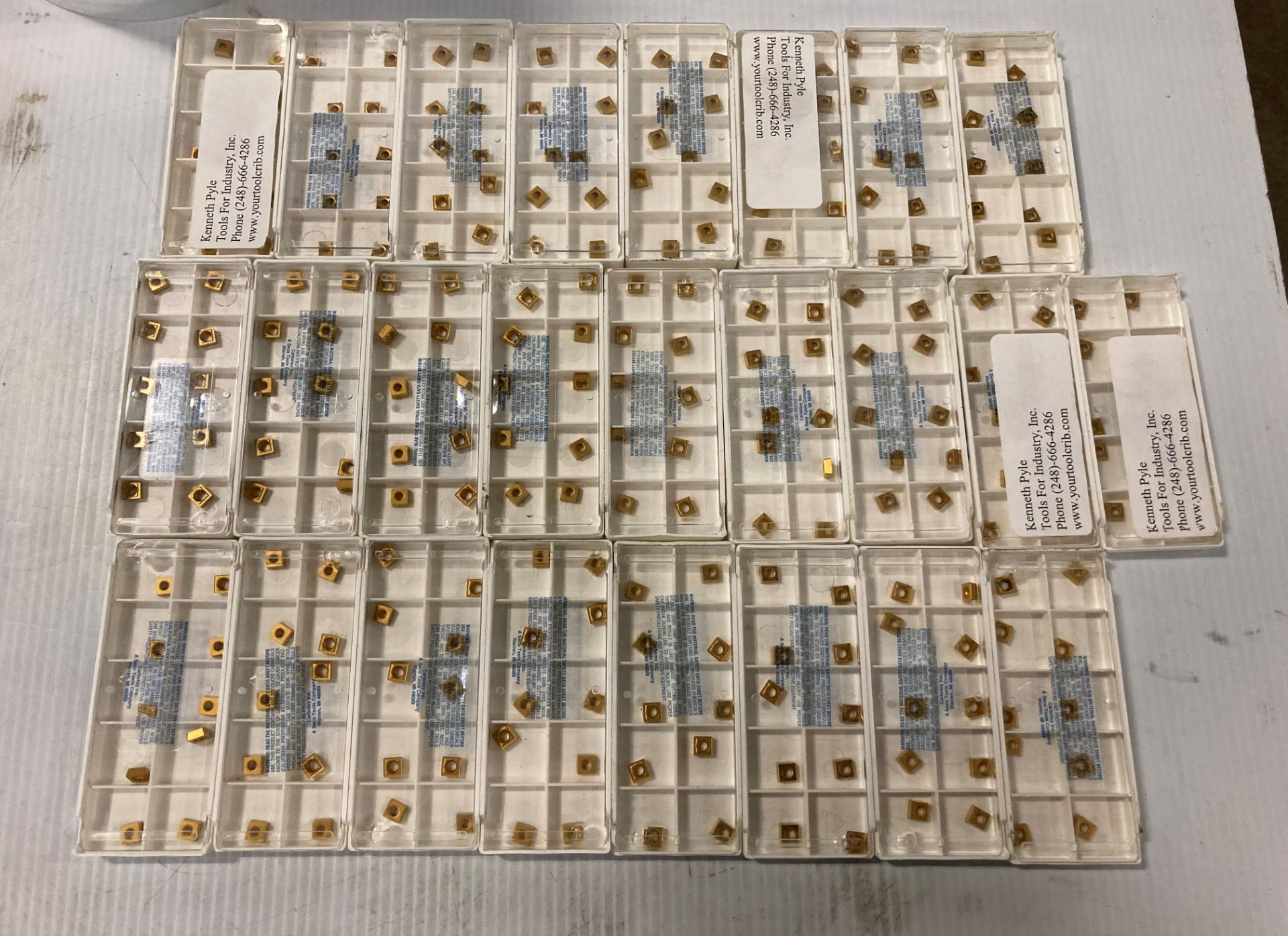 Lot of (250) New? Seco Carbide Inserts, P/N: SCGX 050204-P2