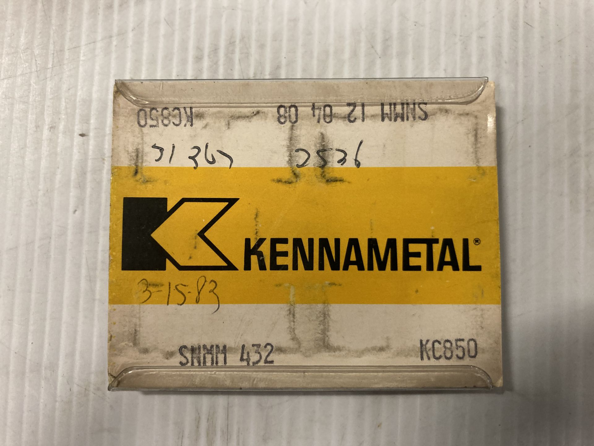 Lot of (119) New? Kennametal Carbide Inserts, P/N: SNMM 432 - Image 3 of 3