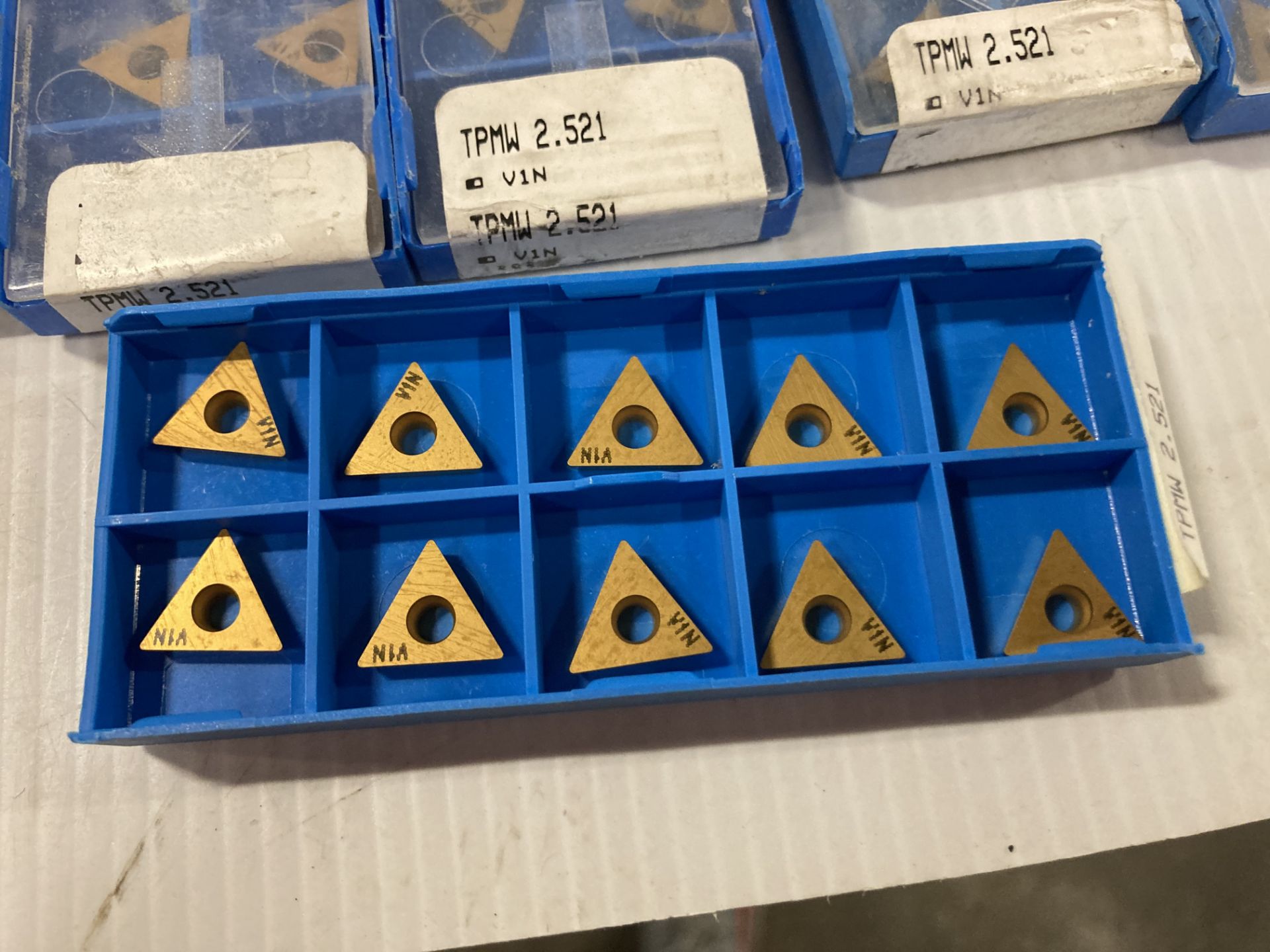 Lot of (208) New? Valenite Carbide Inserts, P/N: TPMW 2.521 W1N - Image 2 of 3