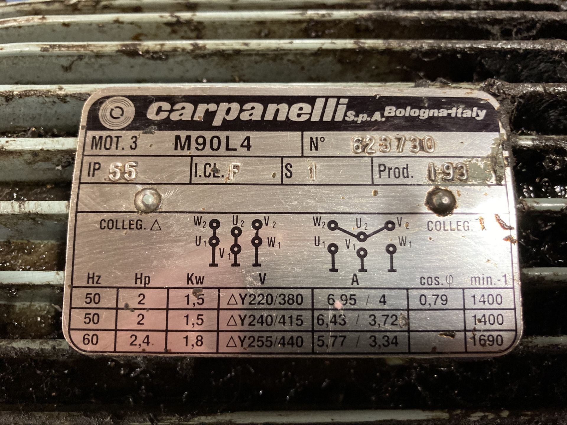 Carpanelli 2HP Motor Pump - Image 5 of 6