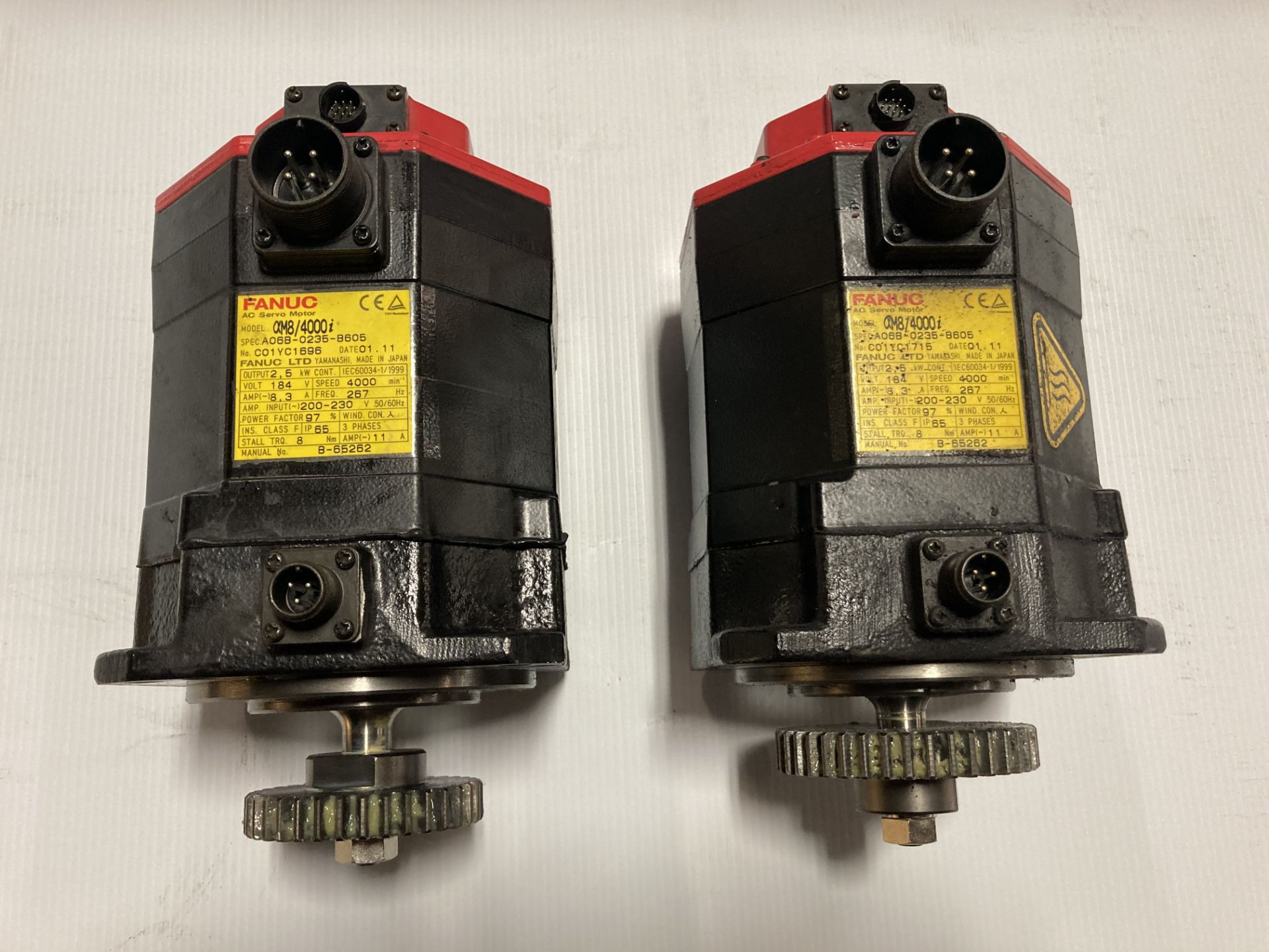 (2) Fanuc AC Servo Motor, M/N: aM8/4000i - Image 3 of 8