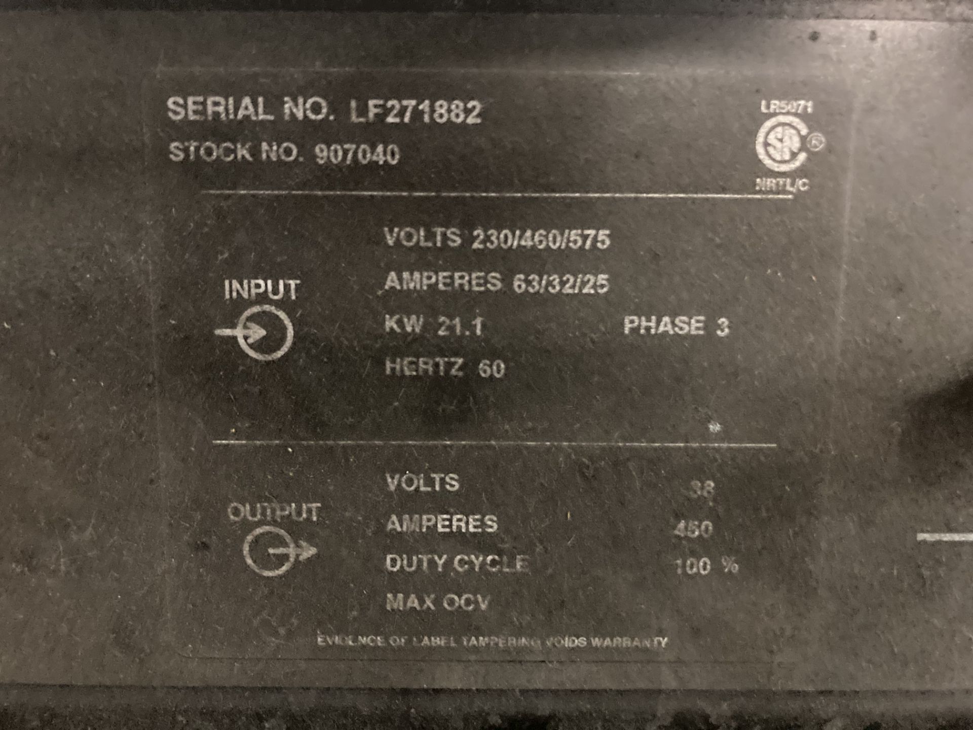 Miller Auto Deltaweld 452 Welder - Image 9 of 10