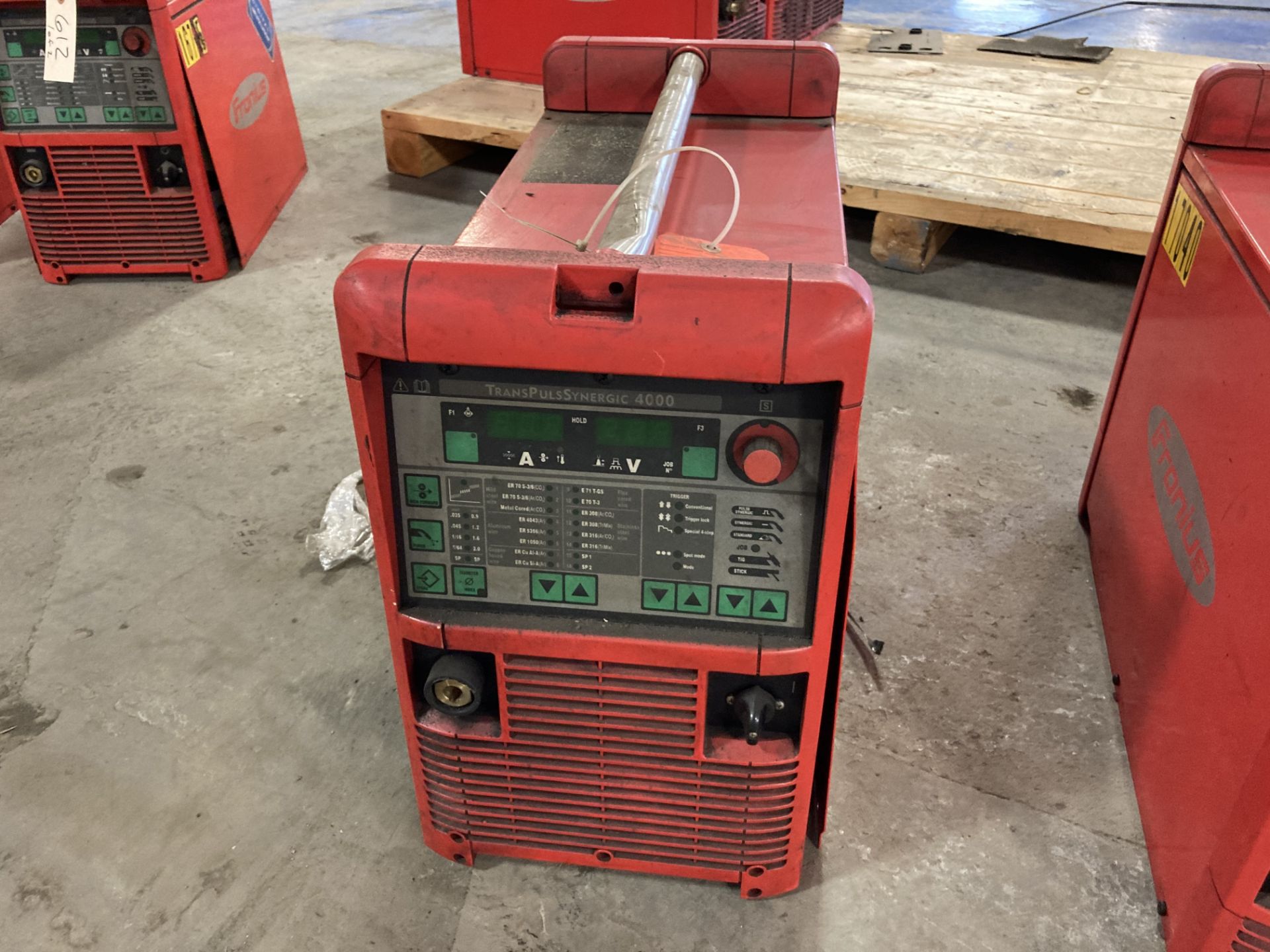 (3) Fronius TransPuls Synergic 4000 MV Welders **Both units have repair tag that says "Error - Image 12 of 14