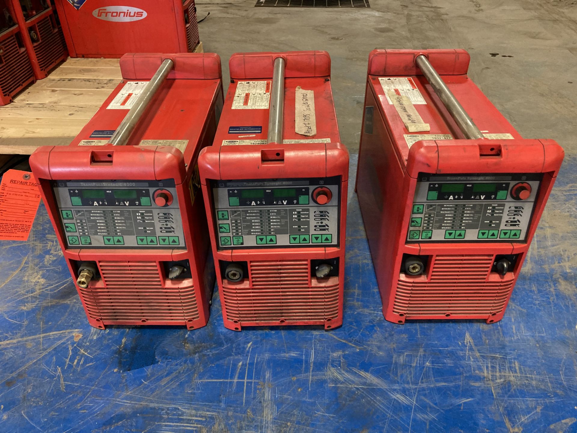 (3) Fronius TransPuls Synergic 4000 MV Welders - Image 2 of 8