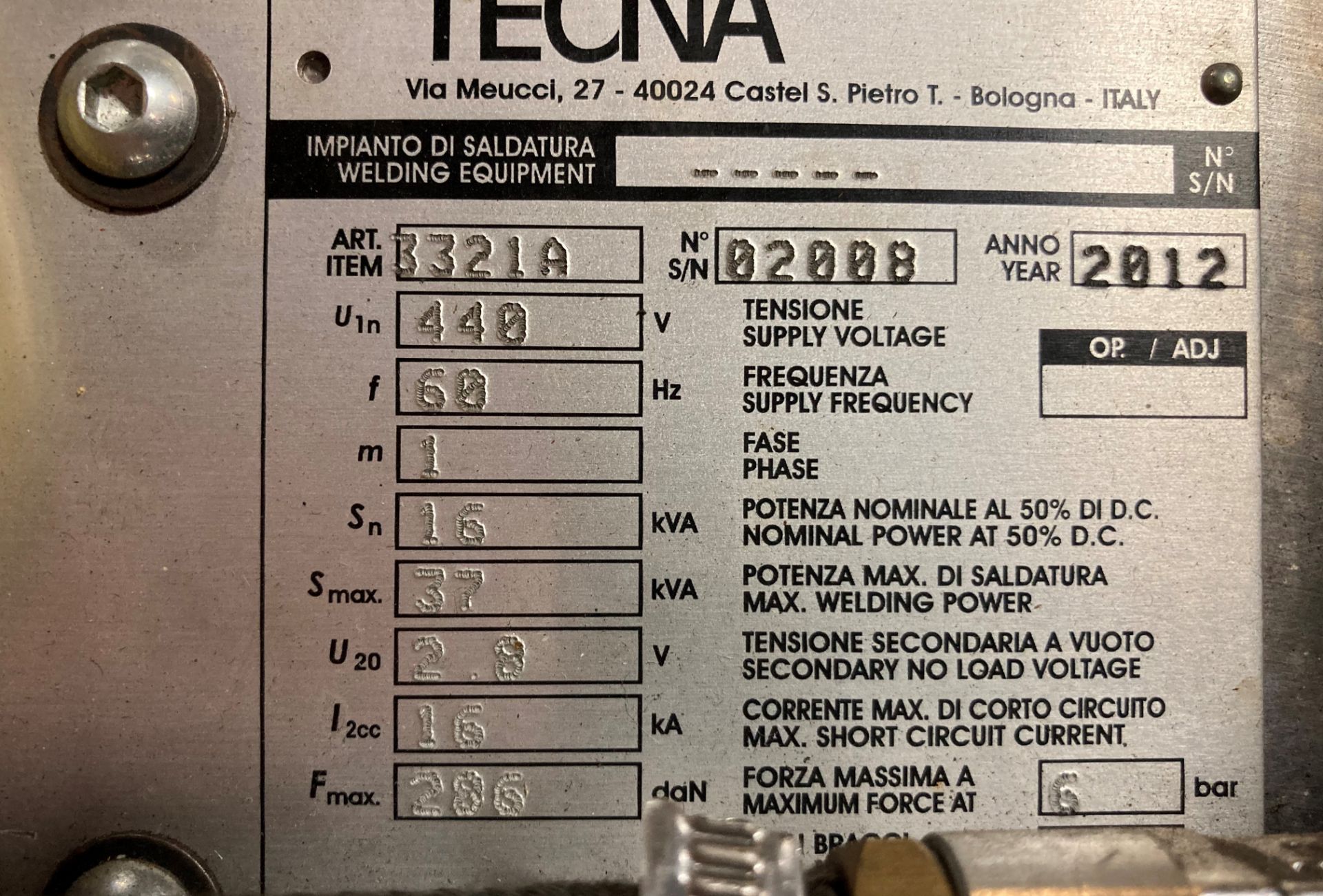 Tecna Portable Spot Welding Gun - Image 7 of 9