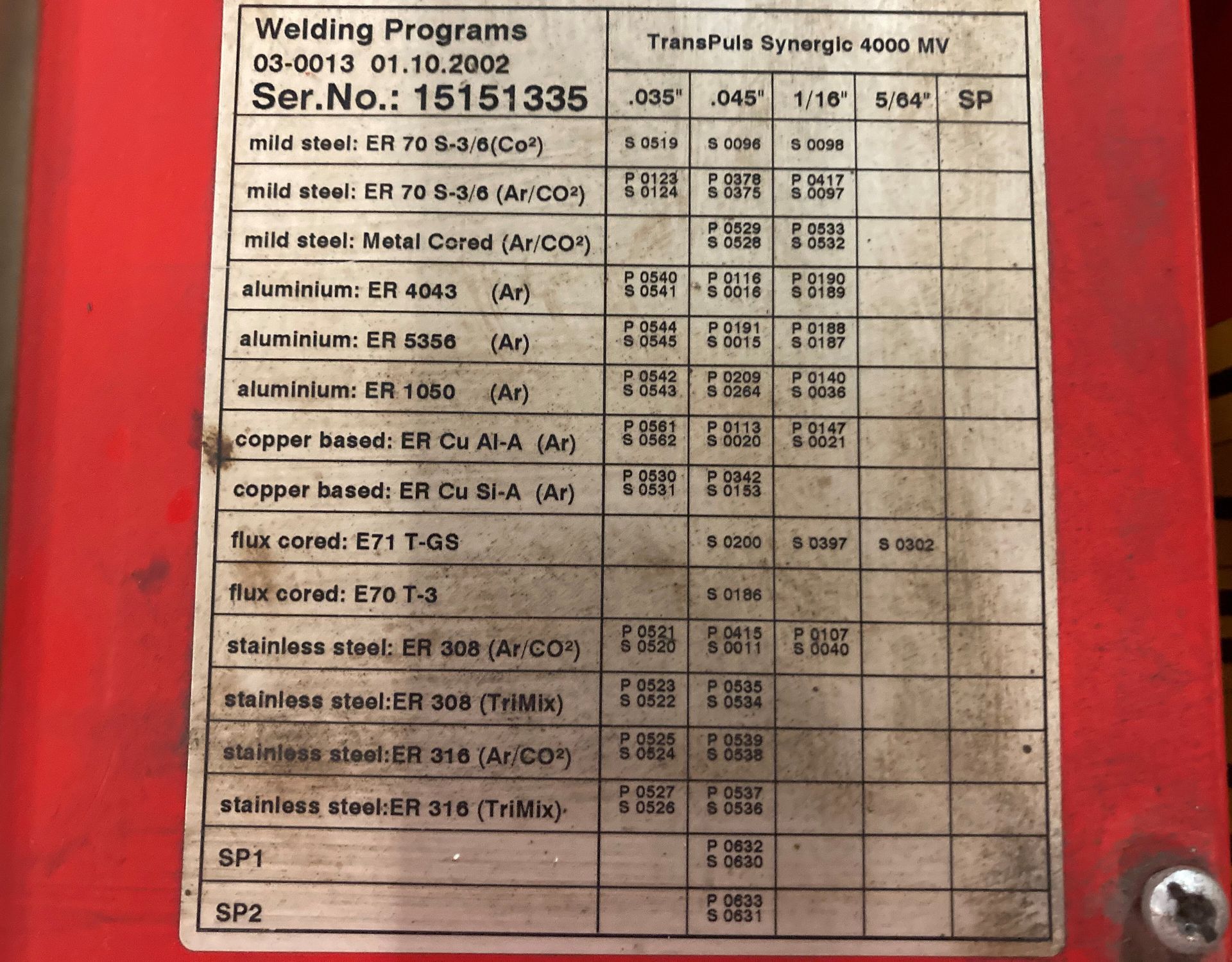 (3) Fronius TransPuls Synergic 4000 MV Welders - Image 8 of 8