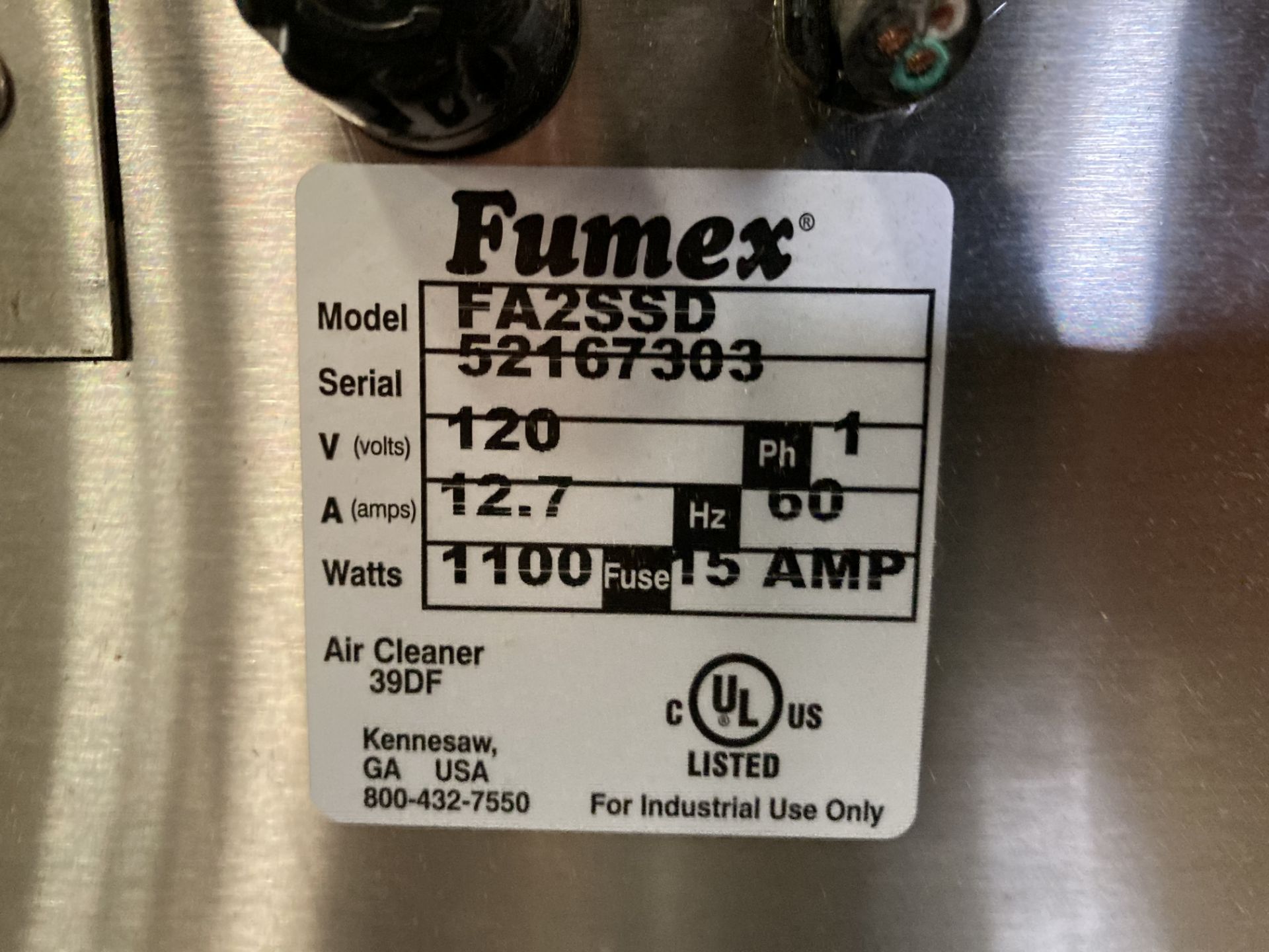 Fumex Weld Fume Extractor - Image 6 of 6