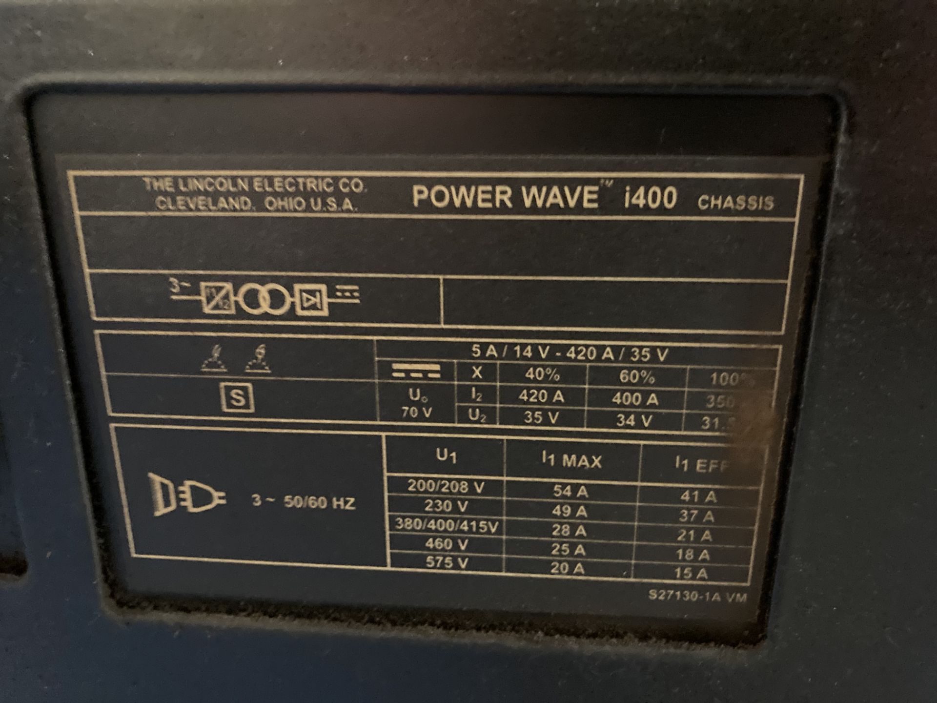 (2) Lincoln Electric Powerwave i400 Welders - Bild 5 aus 8