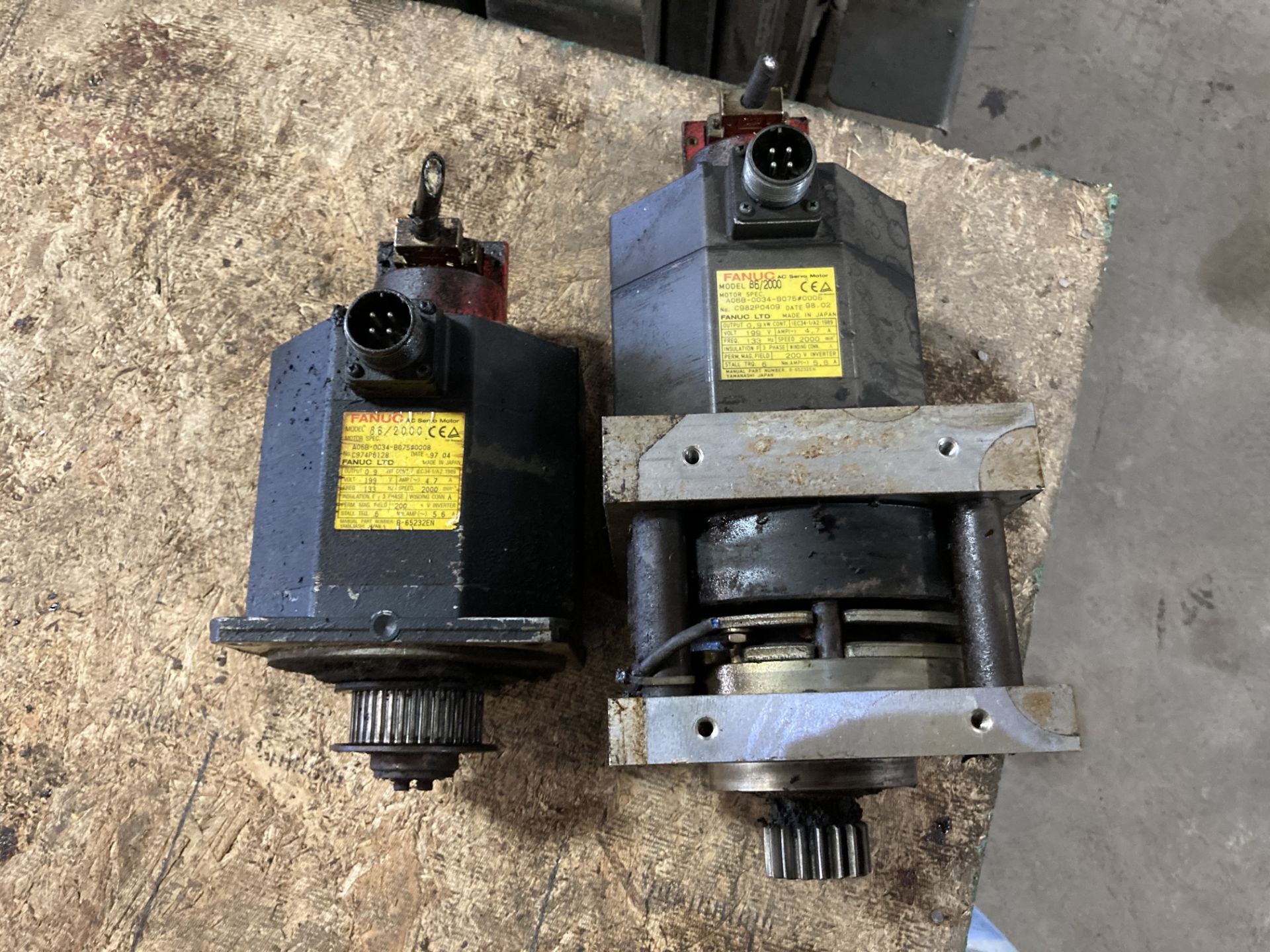 (2) Fanuc AC Servo Motors, M/N: b6/2000 - Image 4 of 5