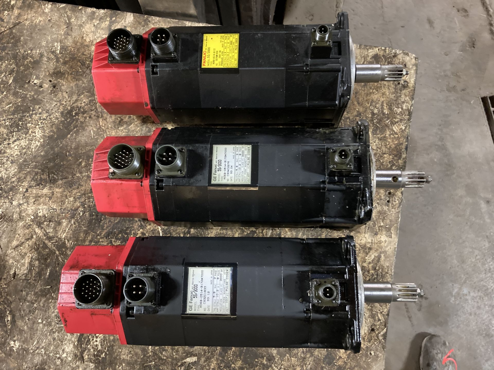 (3) Fanuc AC Servo Motors, M/N: 5S/3000 - Image 2 of 7