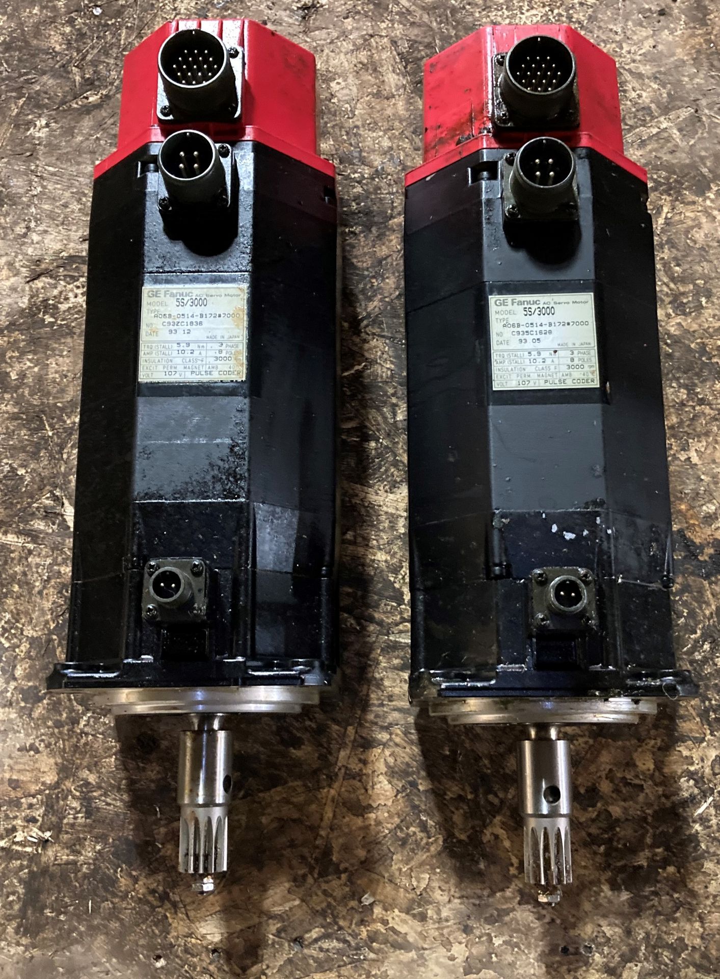 (2) Fanuc AC Servo Motors, M/N: 5S/3000 - Image 3 of 6