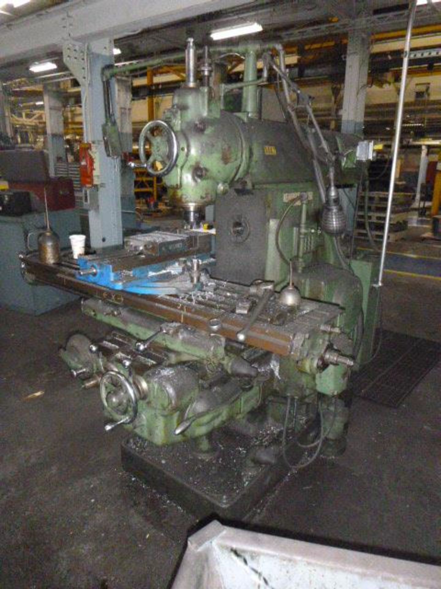 #3CH Kearney & Trecker Univ. Hor Milling Machine, Univ Head, 3 Axis DRO