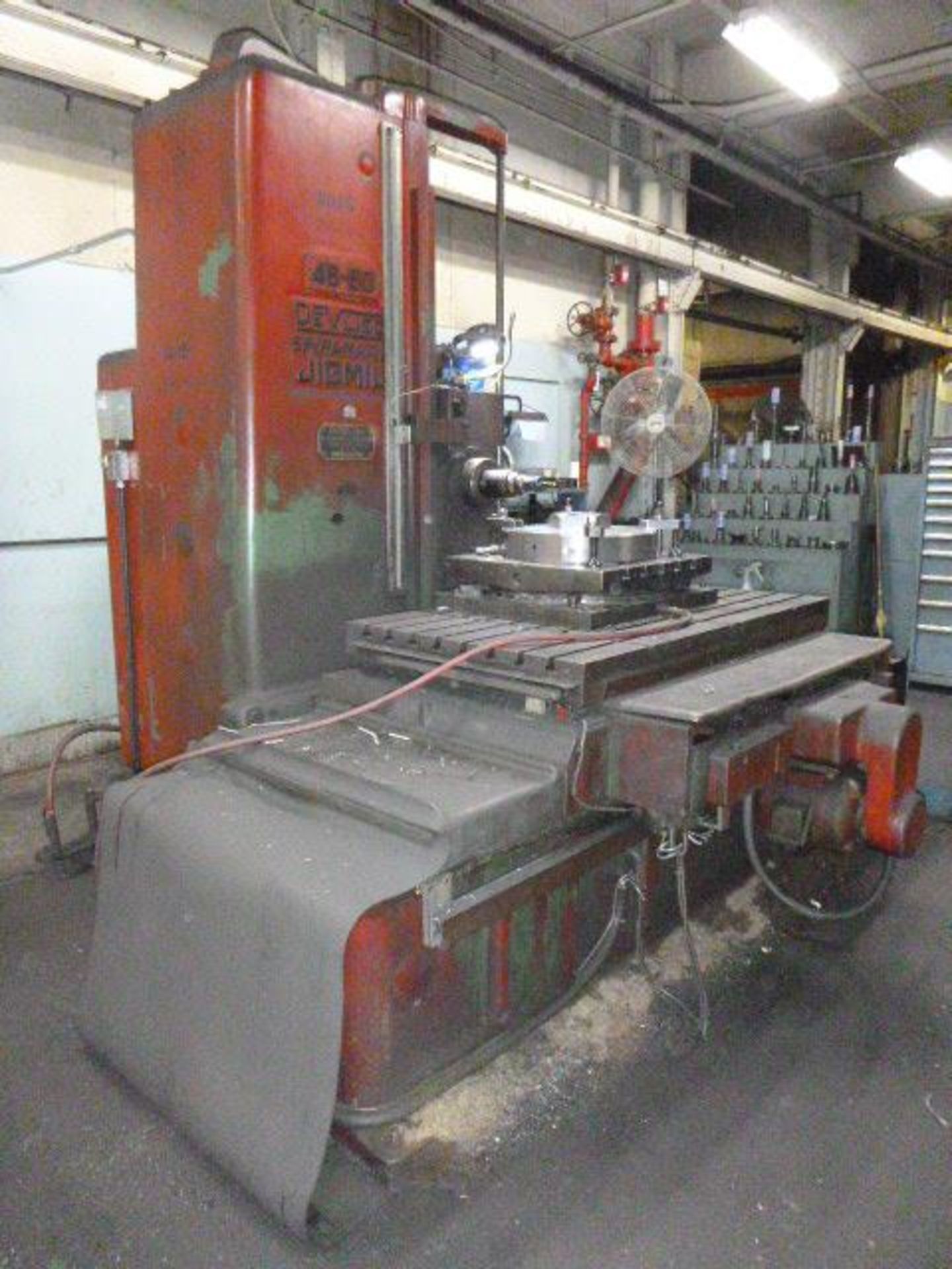 DeVlieg 4B60 Horizontal Boring Mill, 48" Vertical, DRO