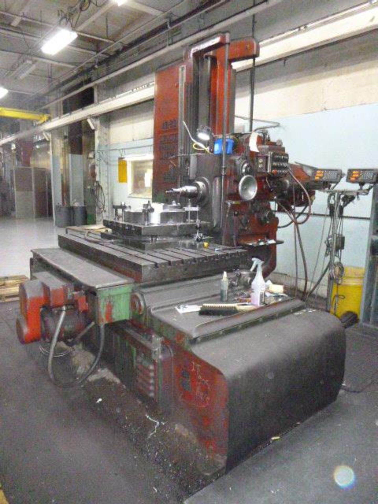 DeVlieg 4B60 Horizontal Boring Mill, 48" Vertical, DRO - Image 2 of 5