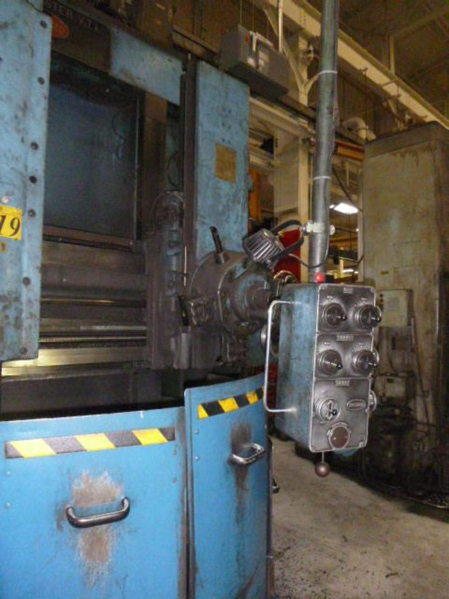 56" Bullard Cut-Master Vertical Turret Lathe, 2 Rail Heads, No Side Heads - Image 6 of 7