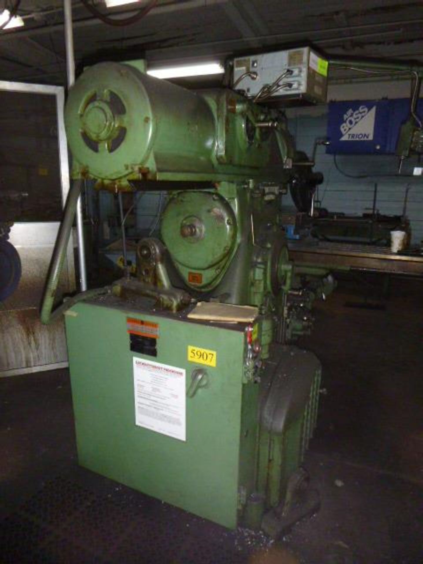 #3CH Kearney & Trecker Univ. Hor Milling Machine, Univ Head, 3 Axis DRO - Image 3 of 6