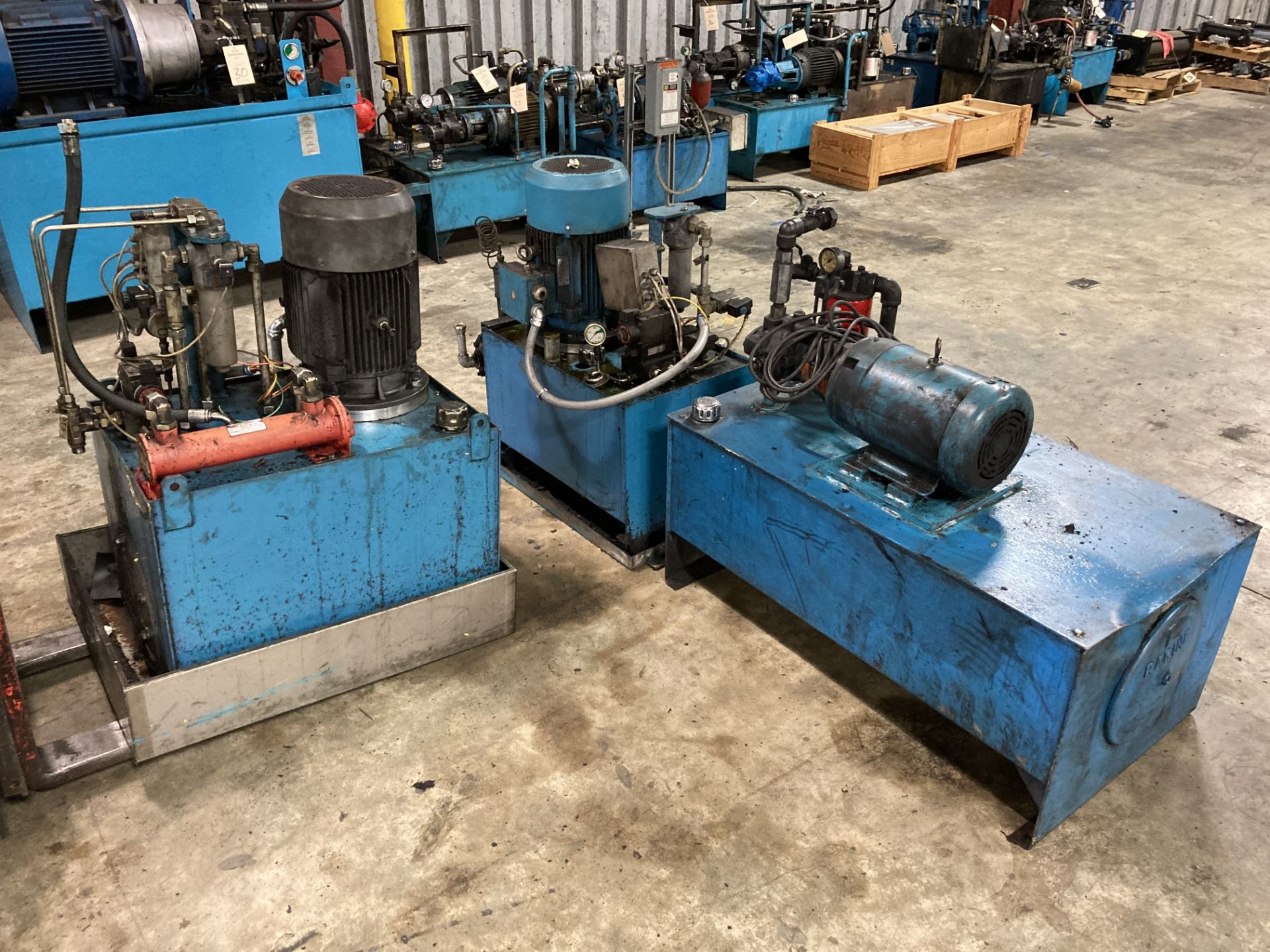 Lot of (3) Hydraulic Units