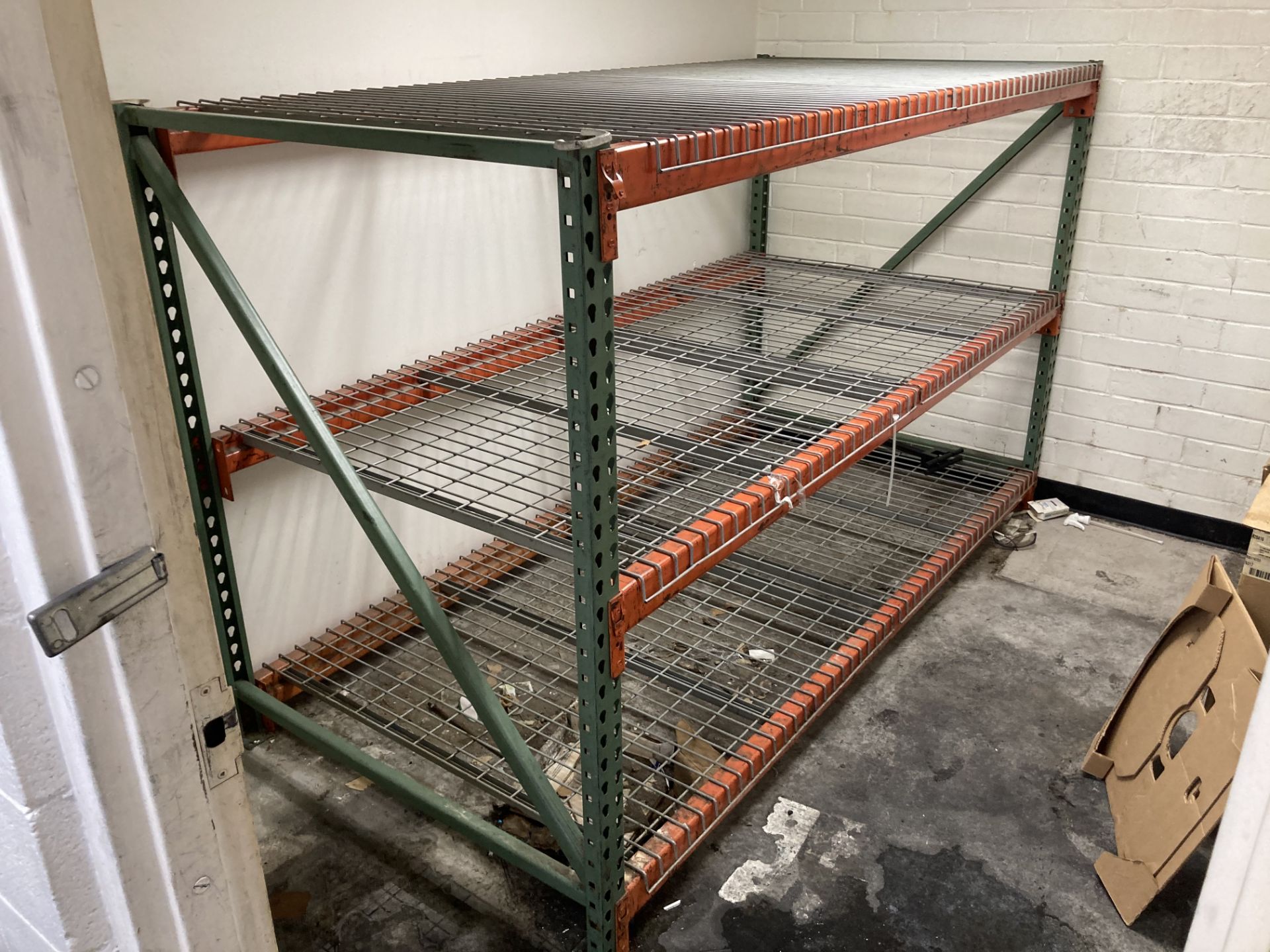 (1) Section of Heavy Duty Pallet Racking